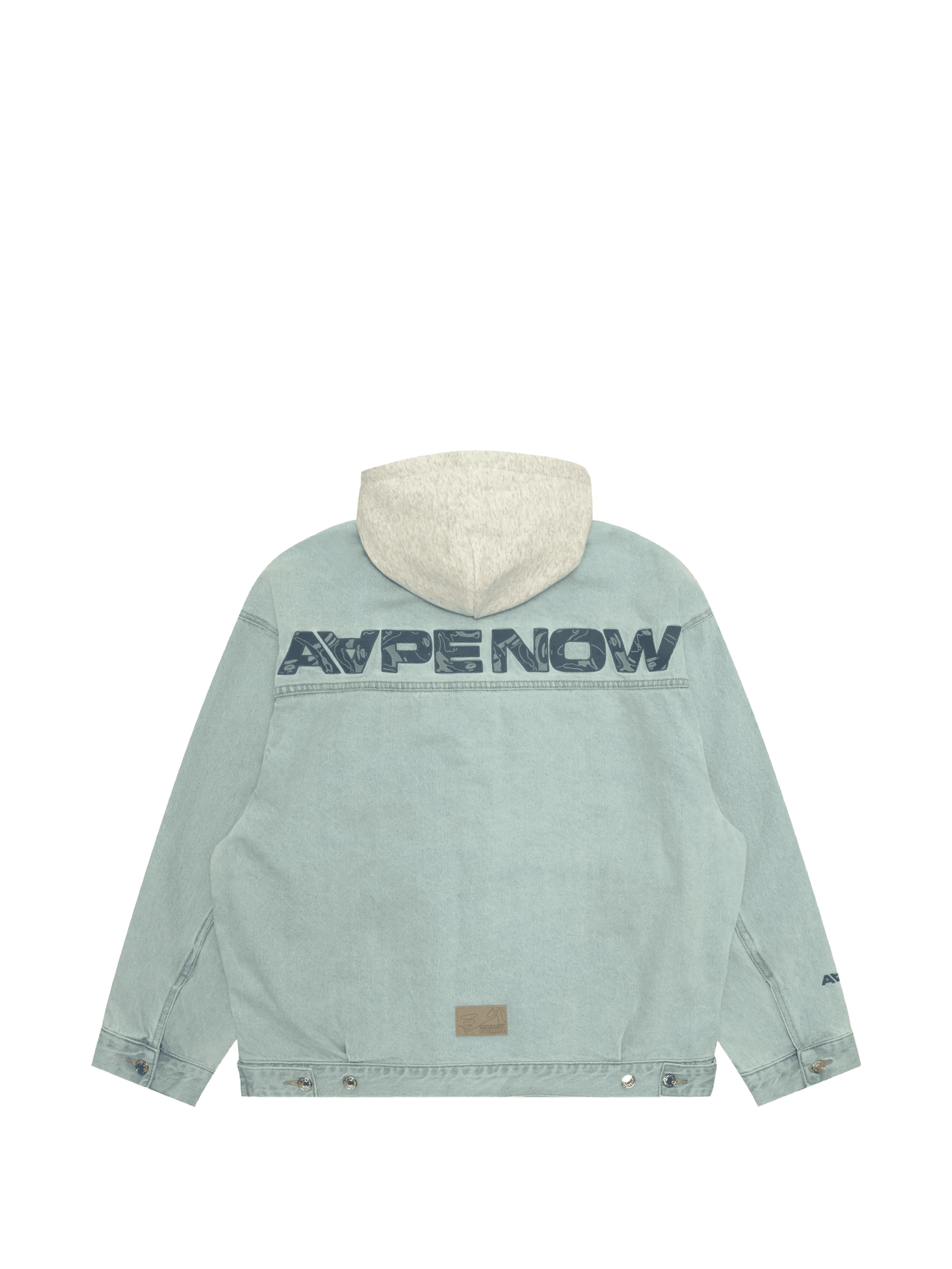 hooded denim jacket — Image 3