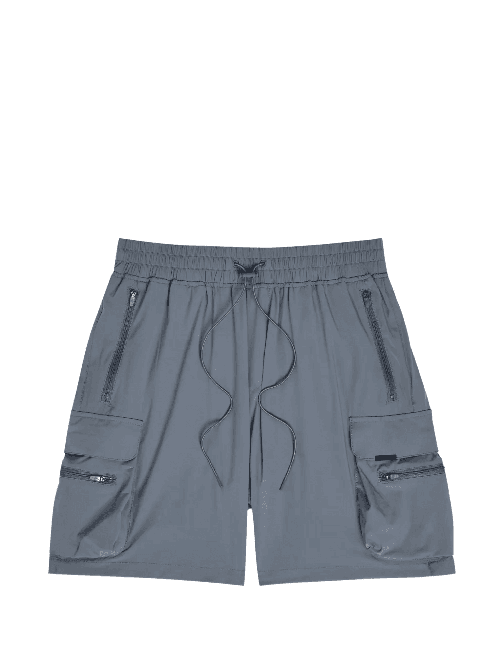 zip-pocket drawstring shorts - Image 1
