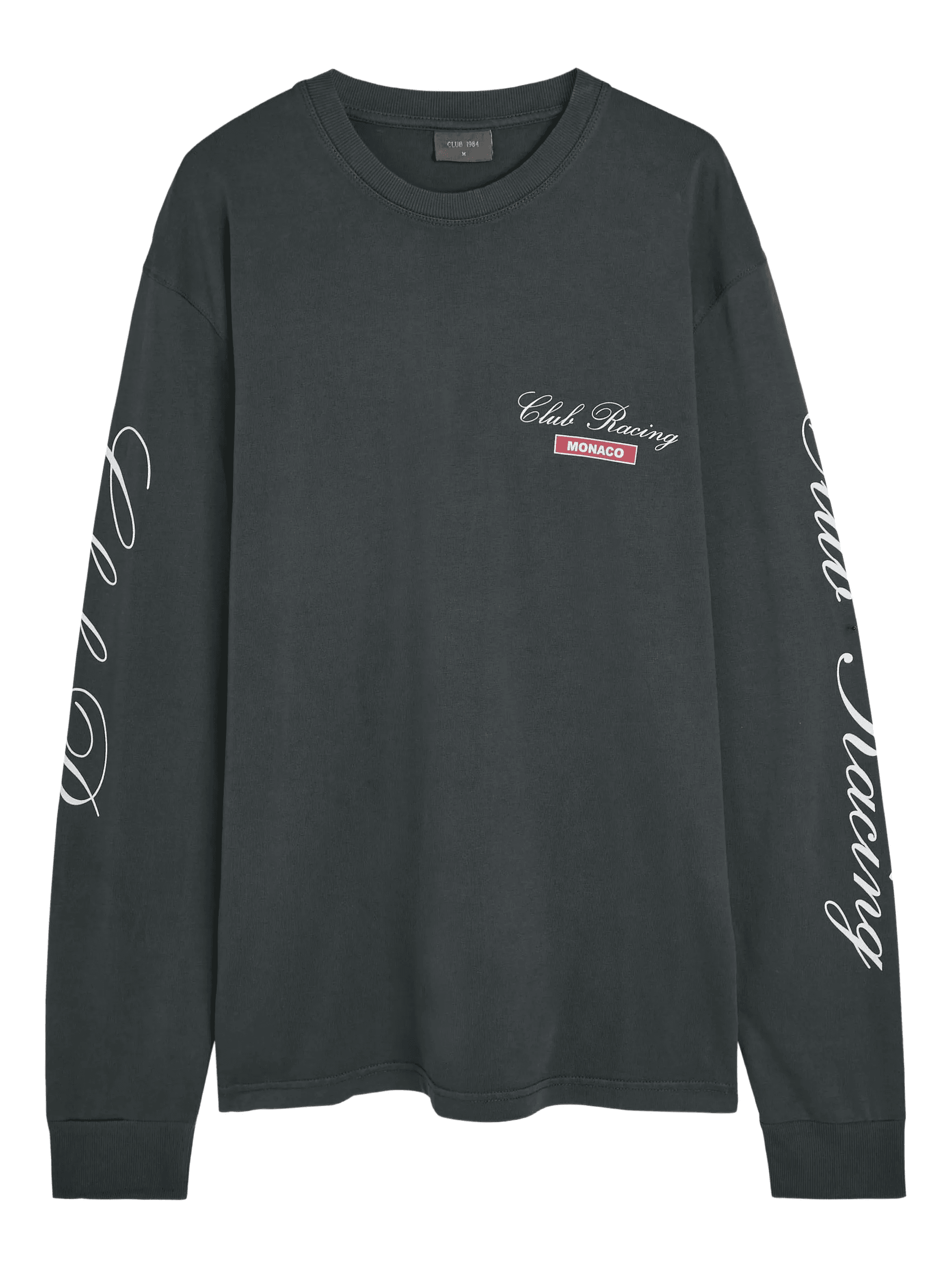 racing-print long-sleeve T-shirt - Image 1