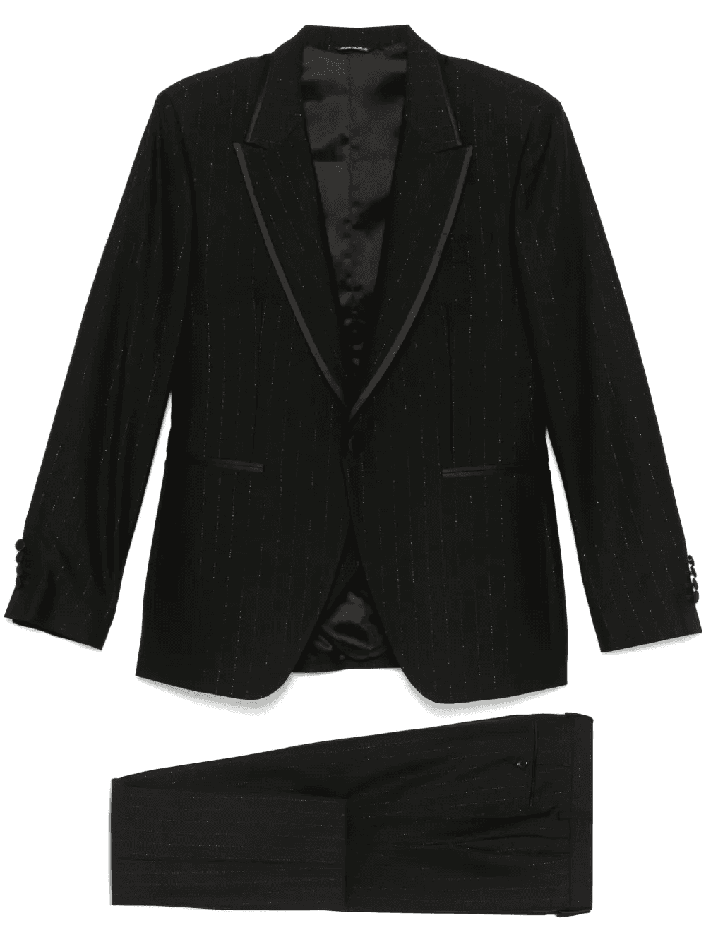 pinstriped three-piece suit - Image 1