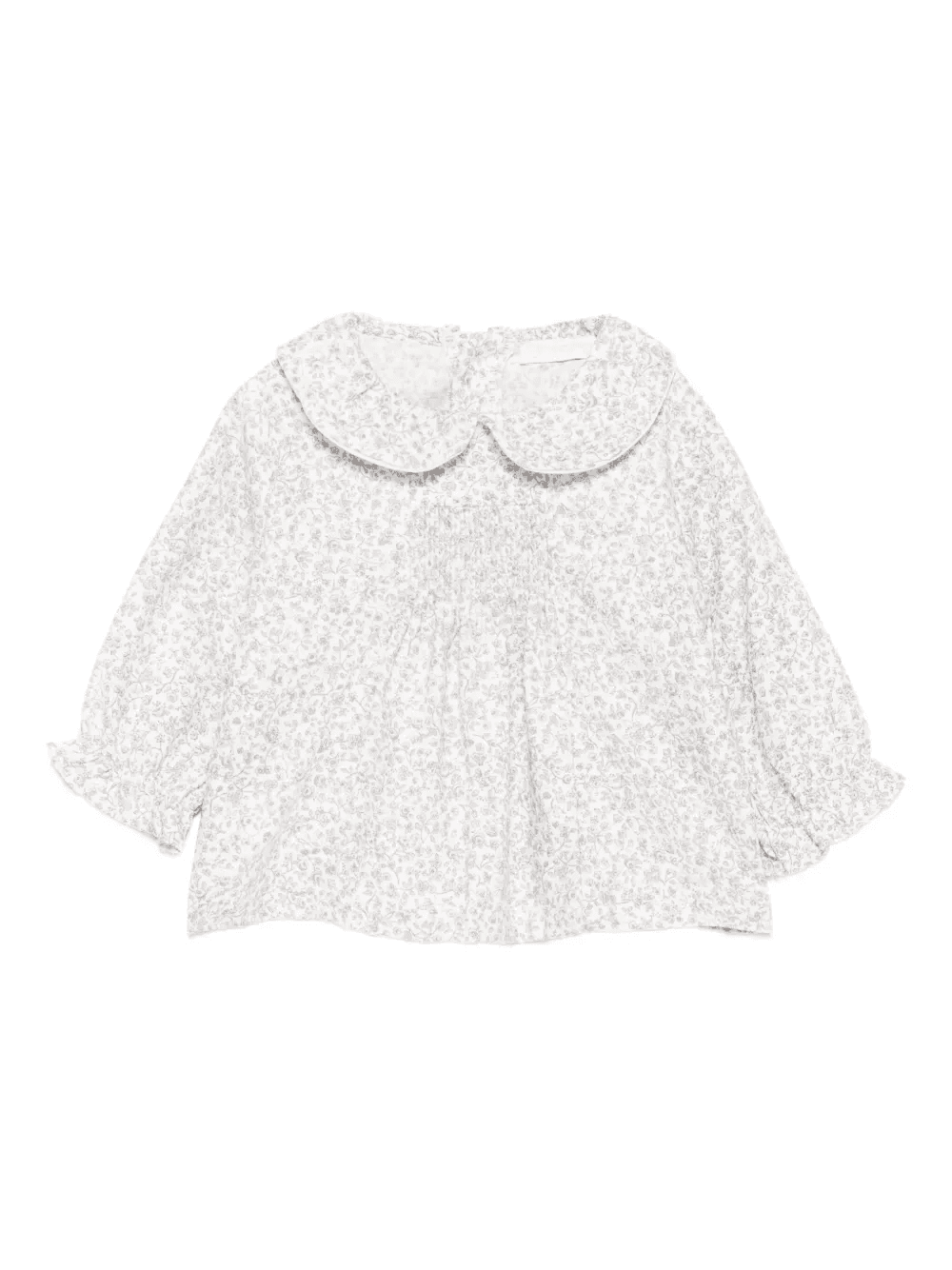 floral-print cotton blouse - Image 1