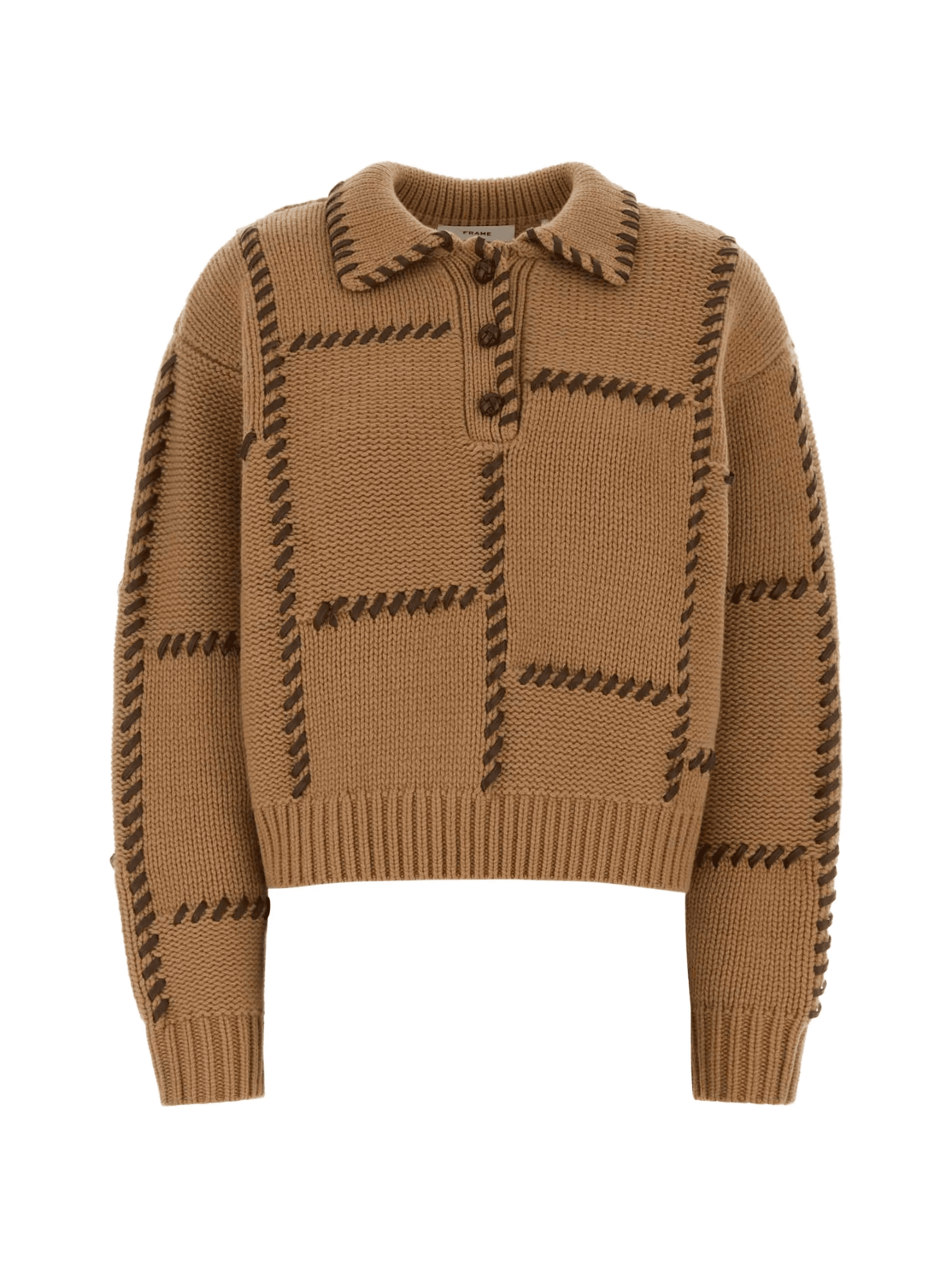 buttoned polo top - Image 1