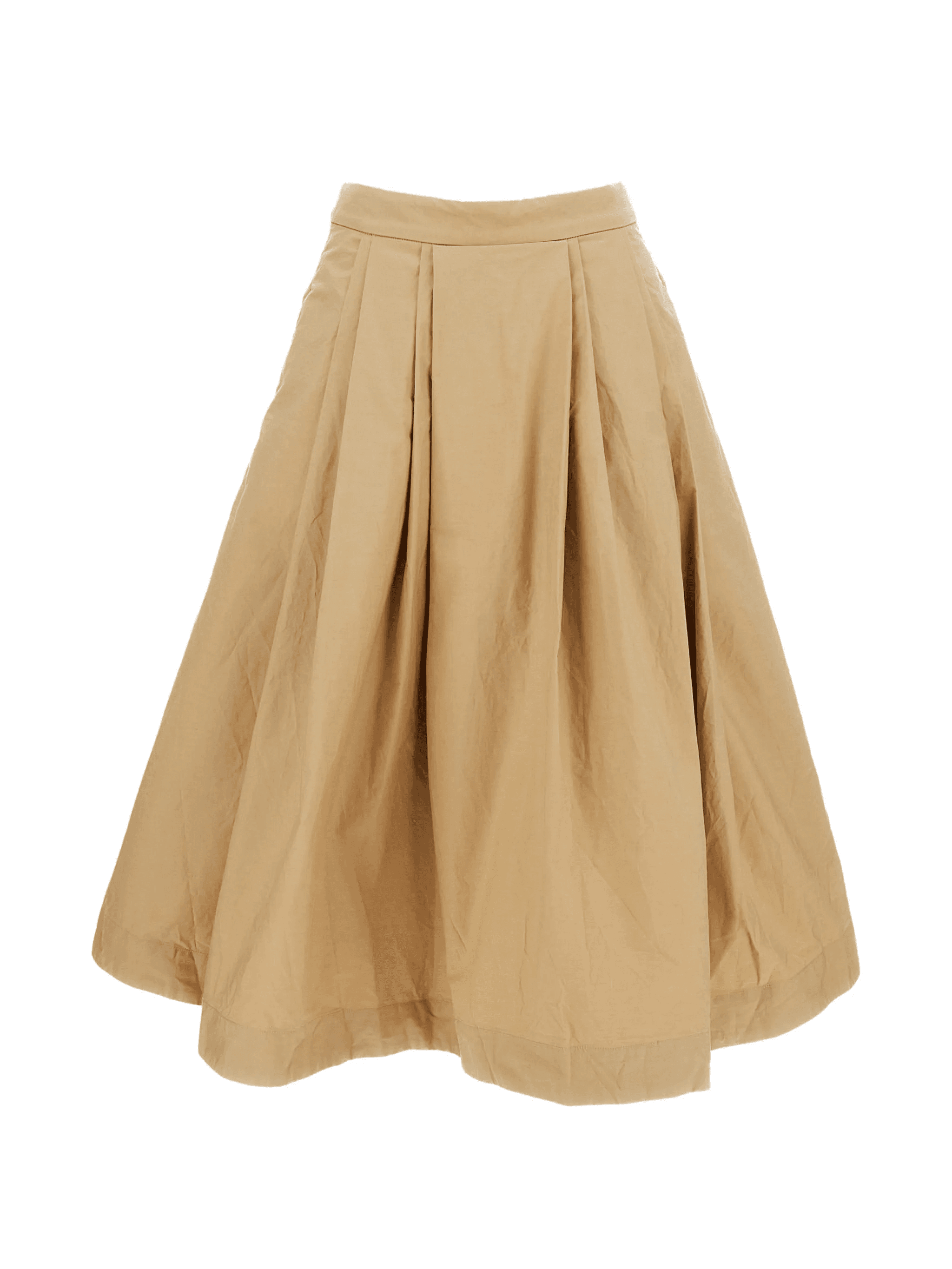 Anarchic pleated-design midi skirt - Image 1