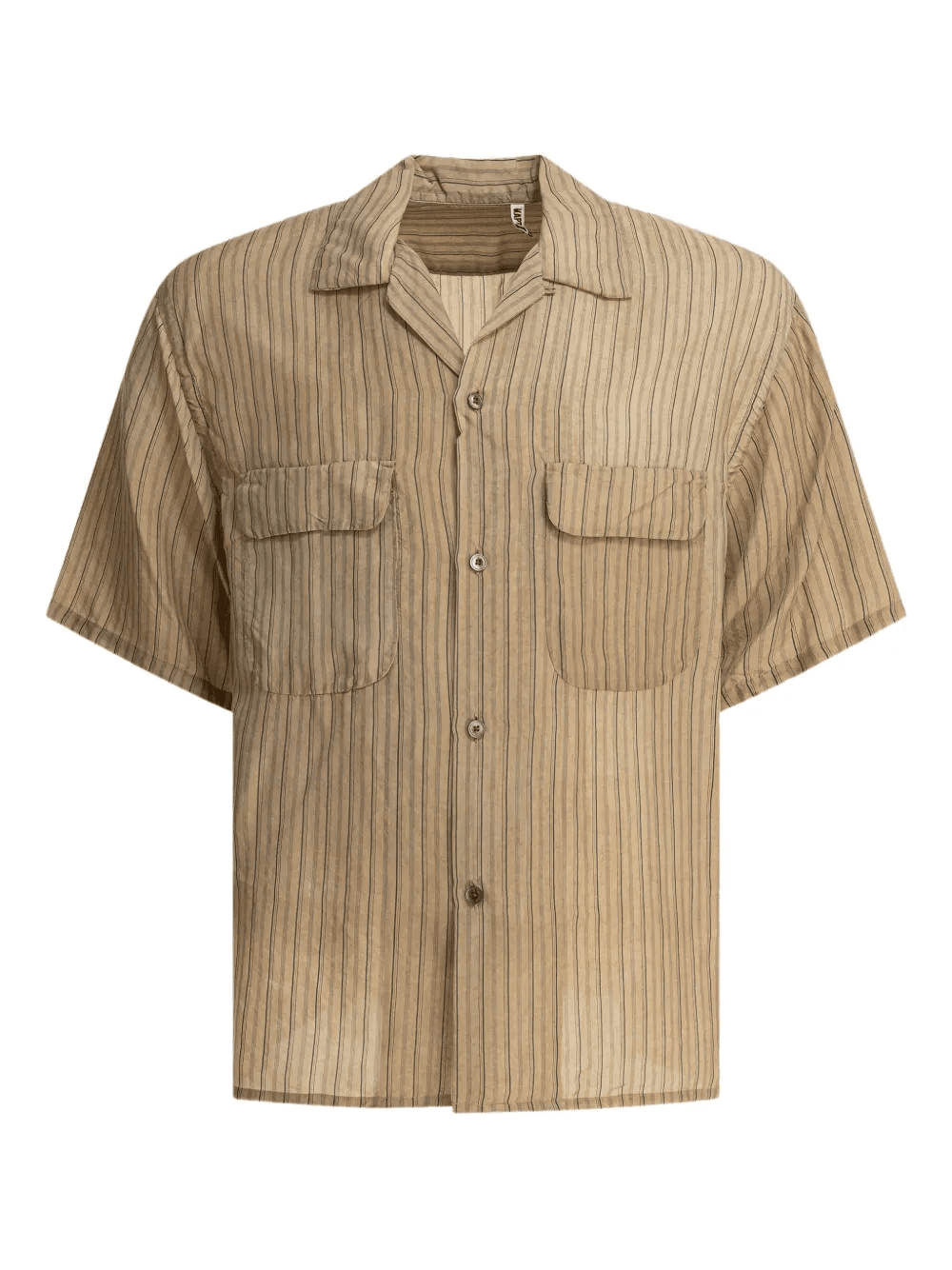 striped chest-pocket shirt - Image 1