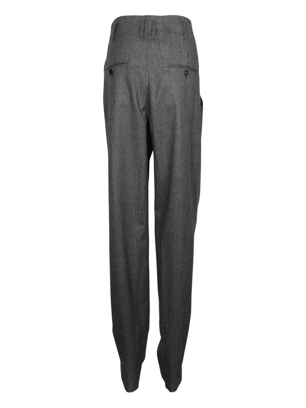 pleated high-waist trousers - Image 1