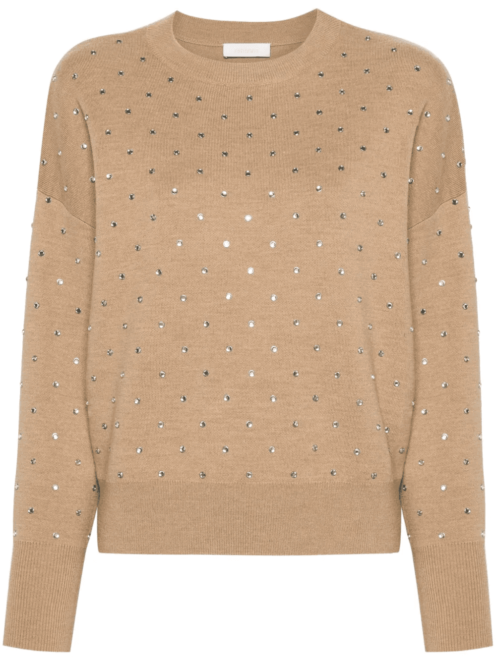crystal-embellished wool jumper - Image 1