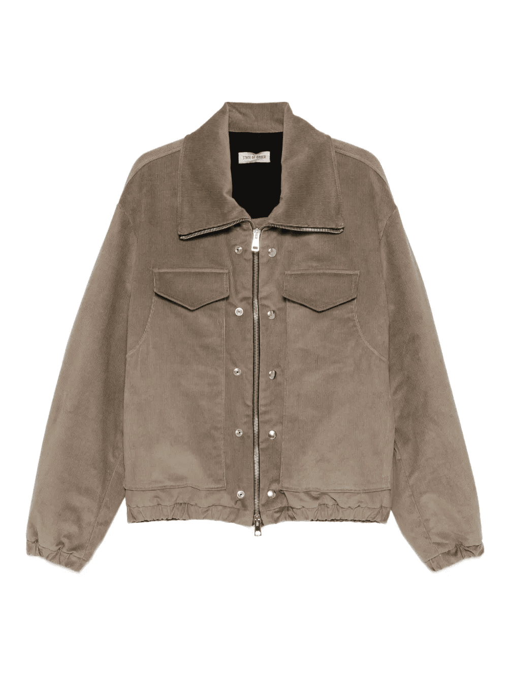 corduroy zip jacket - Image 1