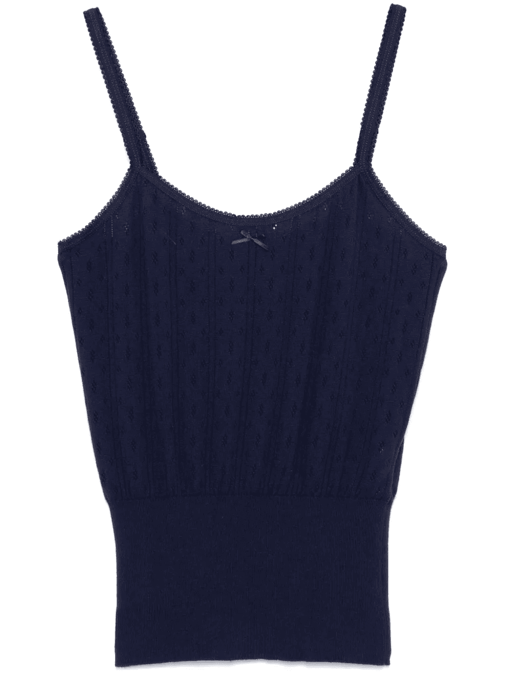 pointelle-knit top - Image 1