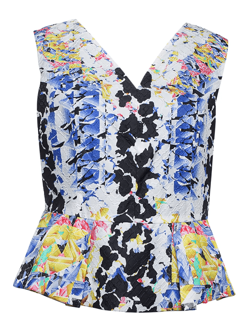 Pre-Owned jacquard top - Image 1