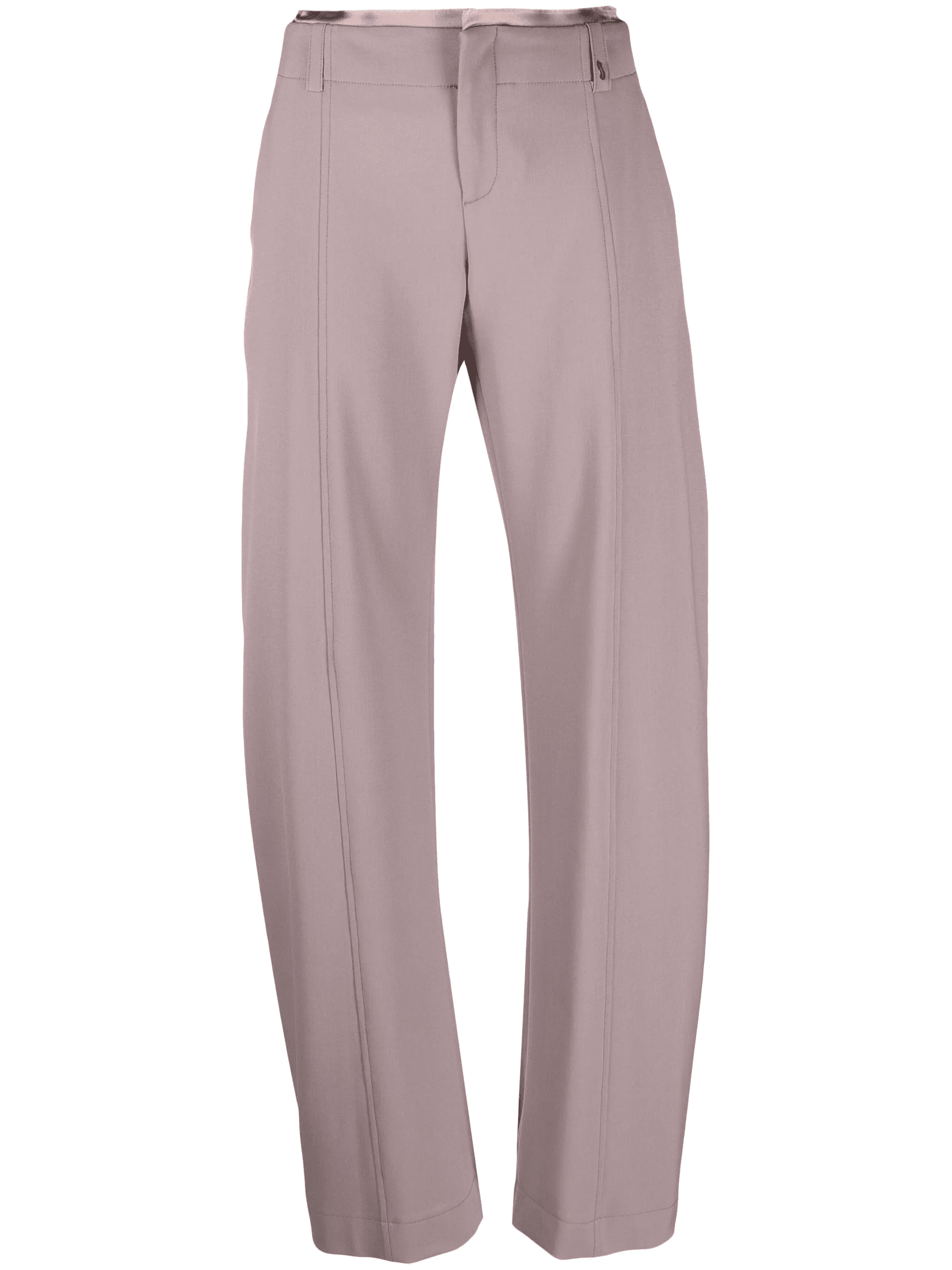 layered-waistband straight-leg trousers - Image 1