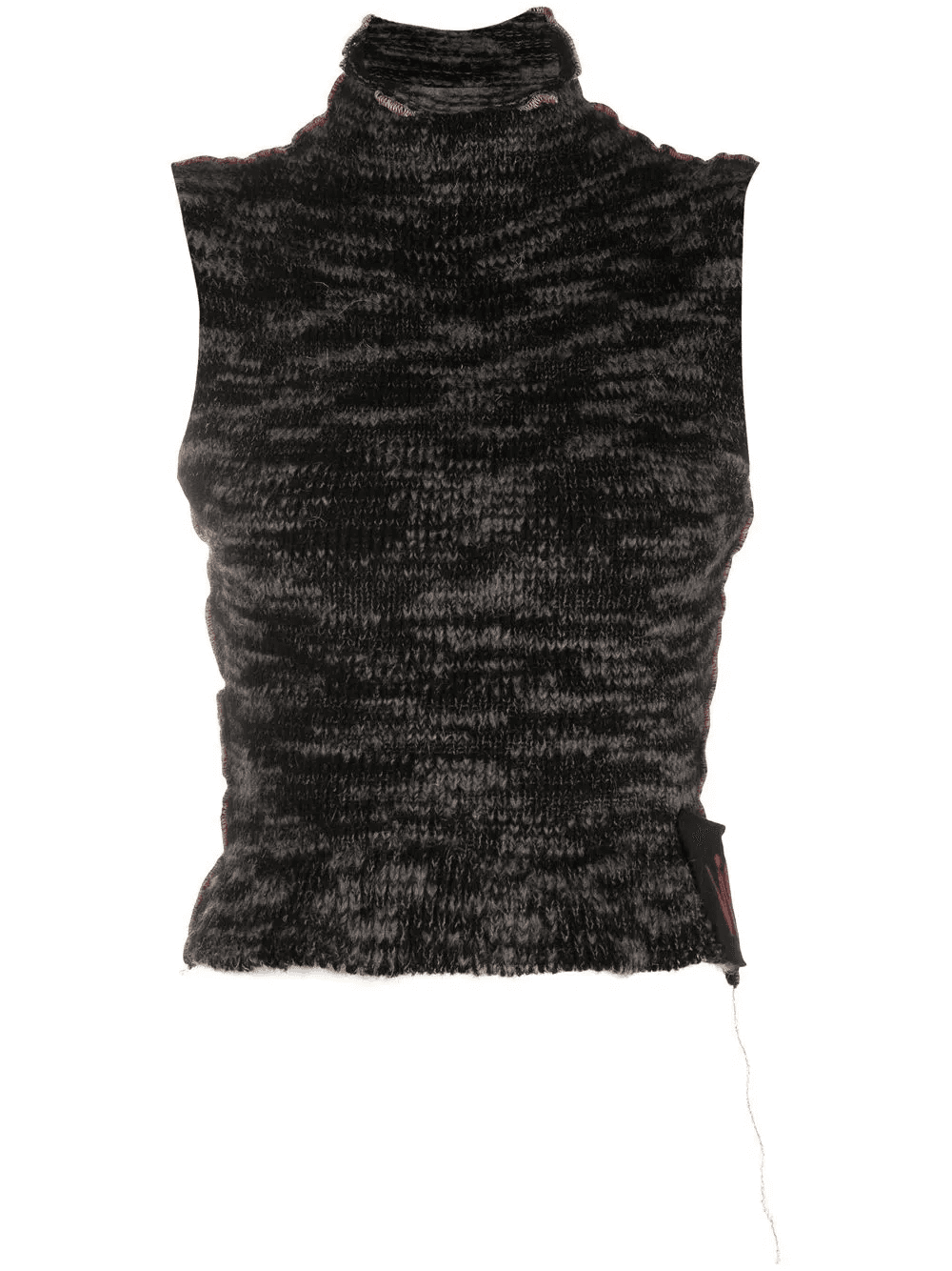 melange-effect sleeveless top - Image 1