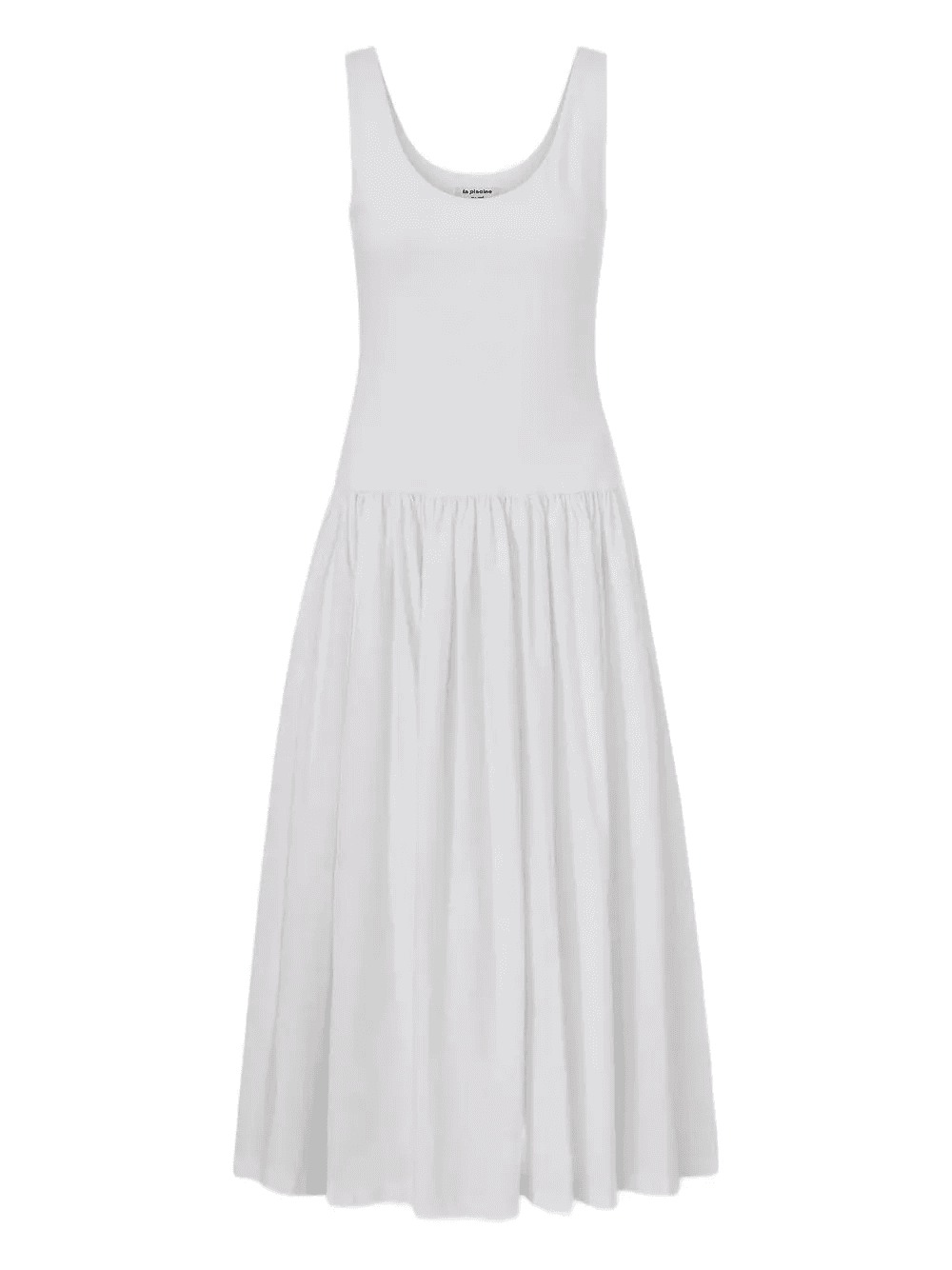 gathered midi dress - Image 1