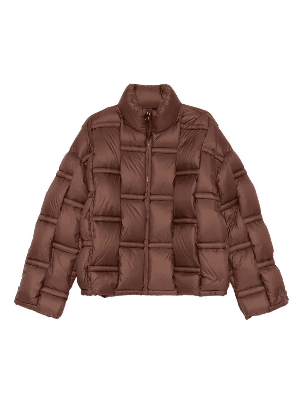 zip-up puffer jacket - Image 1