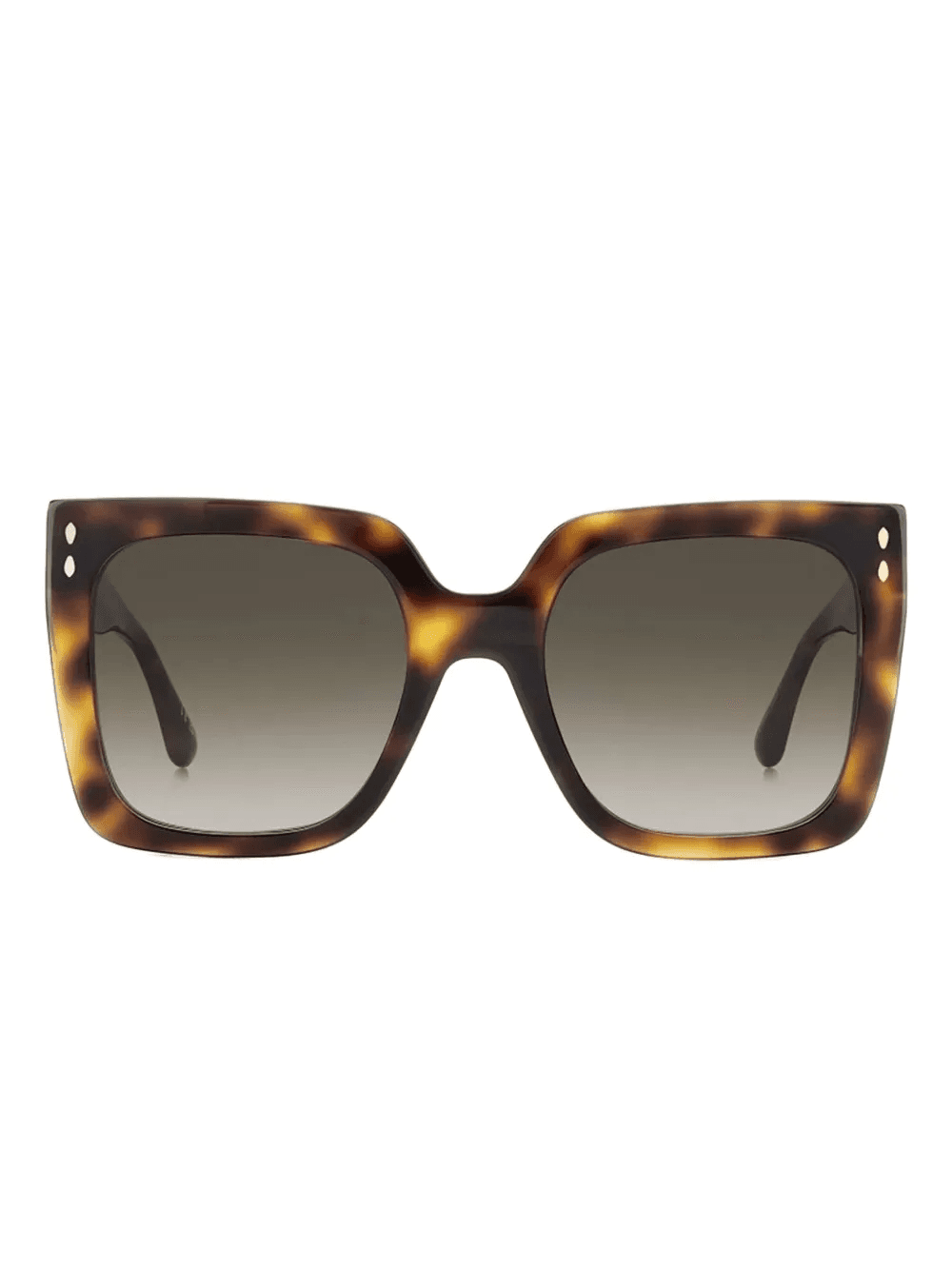 tortoiseshell square-frame sunglasses - Image 1
