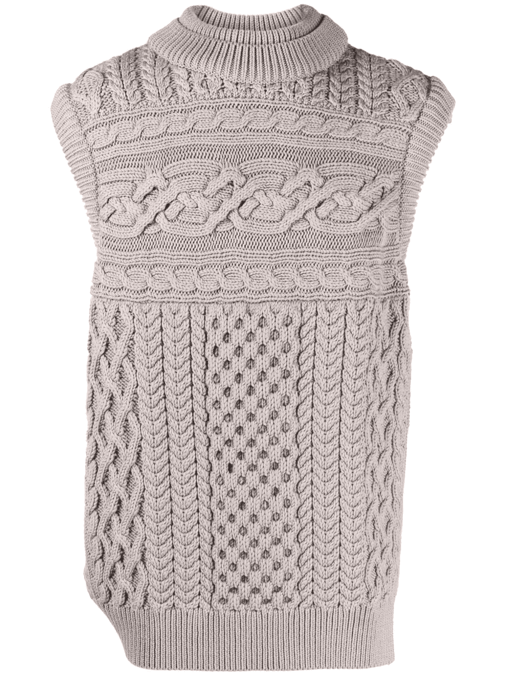 oversized merino-wool vest - Image 1