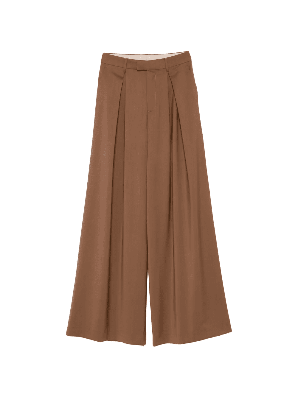 Nina pleated wide-leg trousers - Image 1