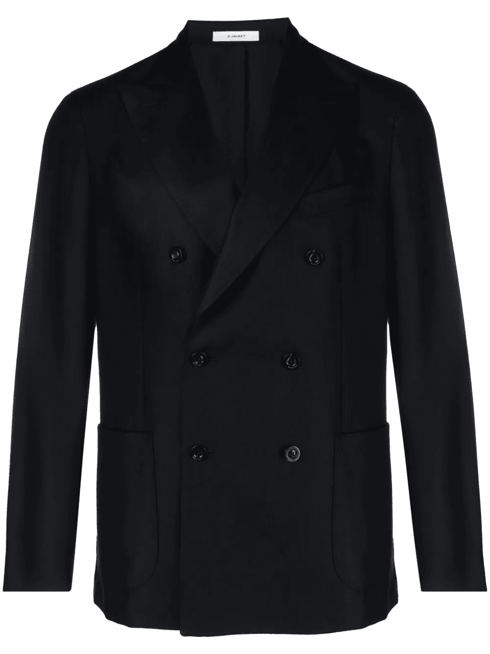 peak-lapels double-breasted blazer - Image 1