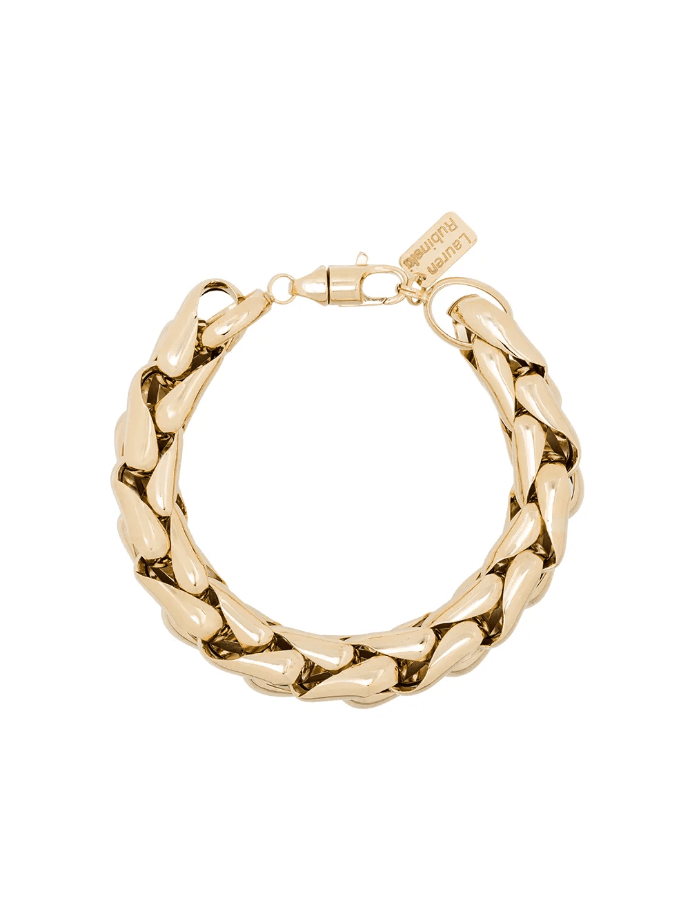 14kt yellow gold chain bracelet - Image 1
