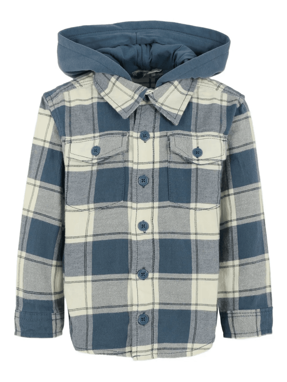 hooded shirt jacket - Image 1