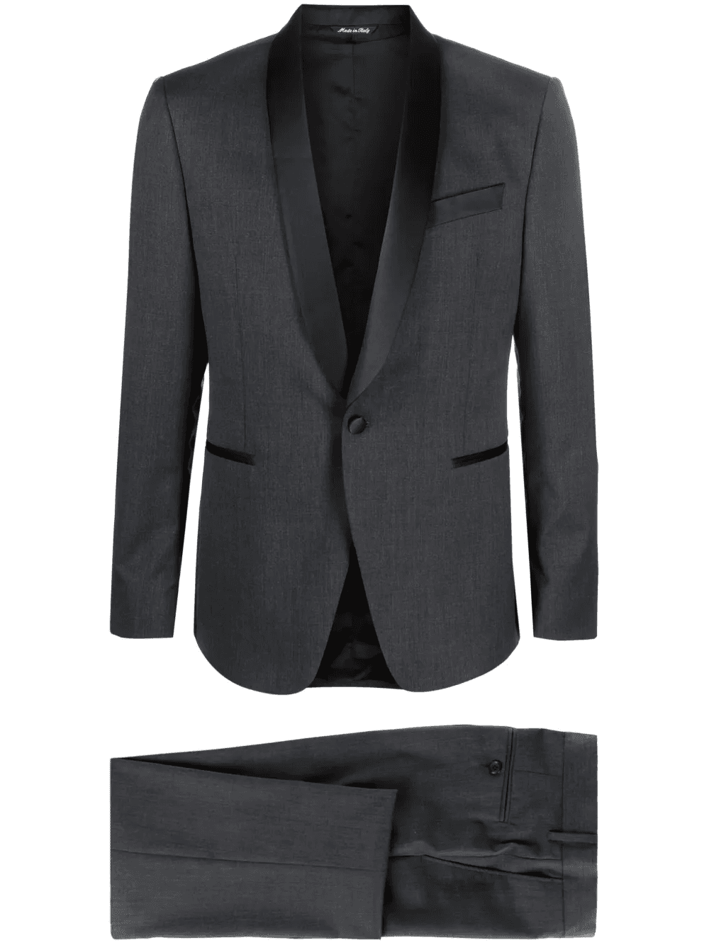 single-breasted three-piece dinner suit - Image 1