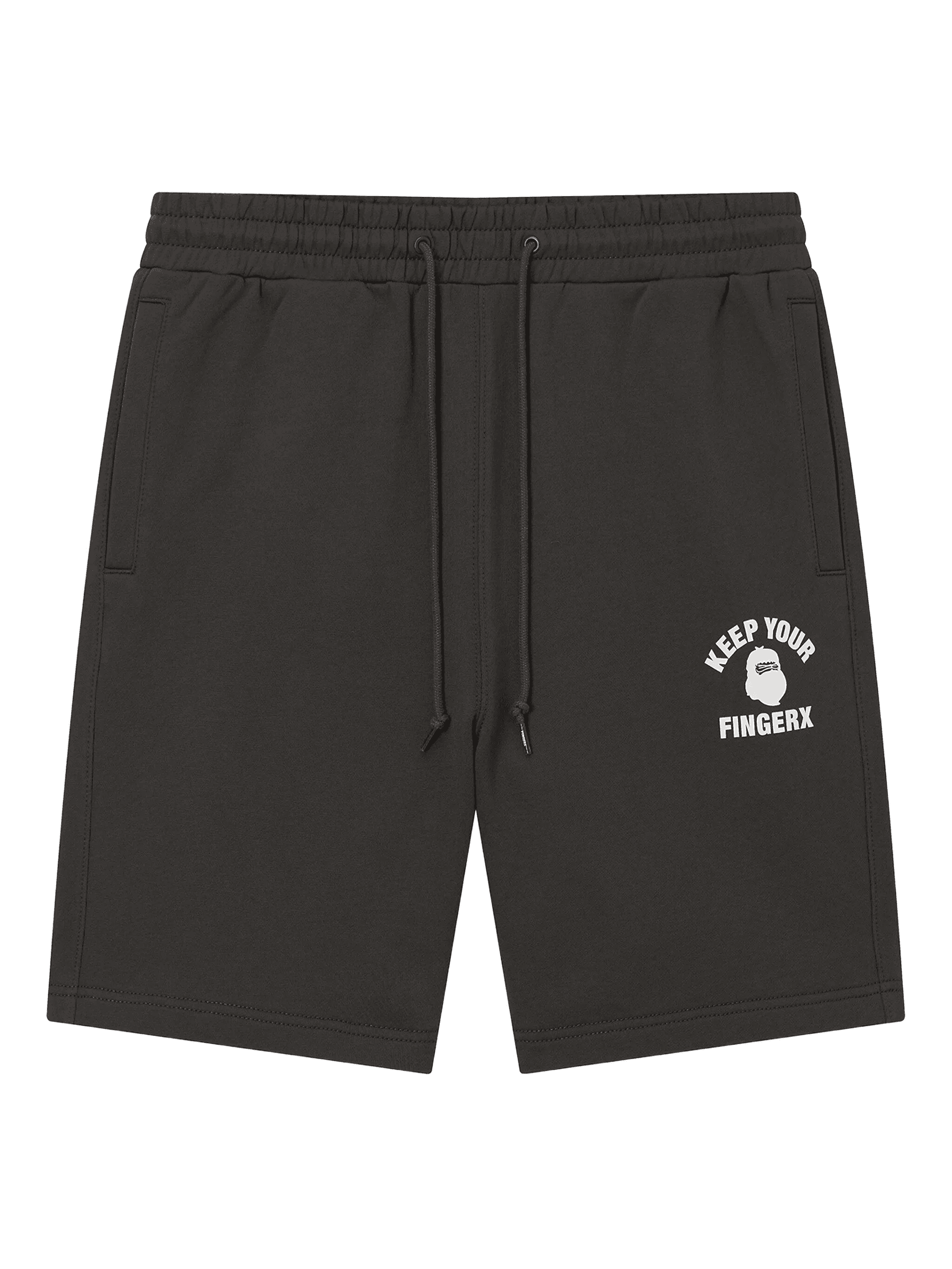 logo-print drawstring track shorts - Image 1