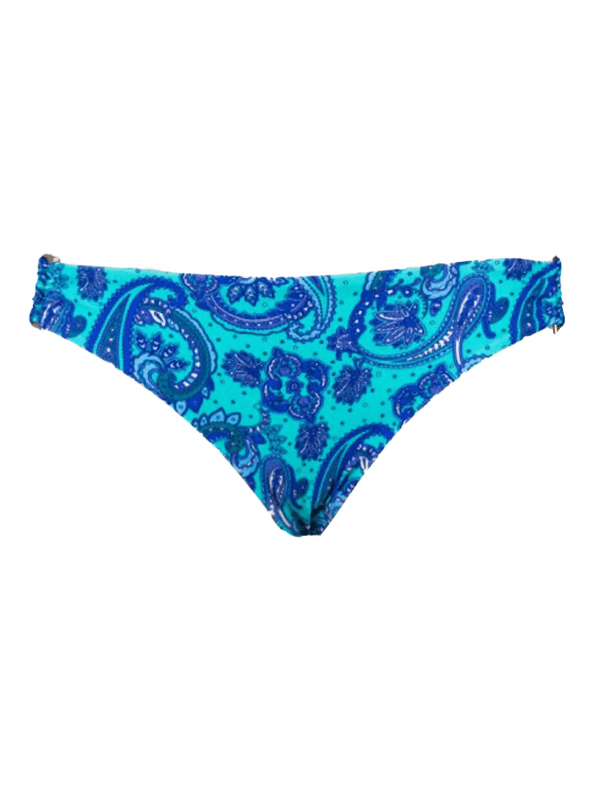 paisley metal buckle bikini bottoms - Image 1