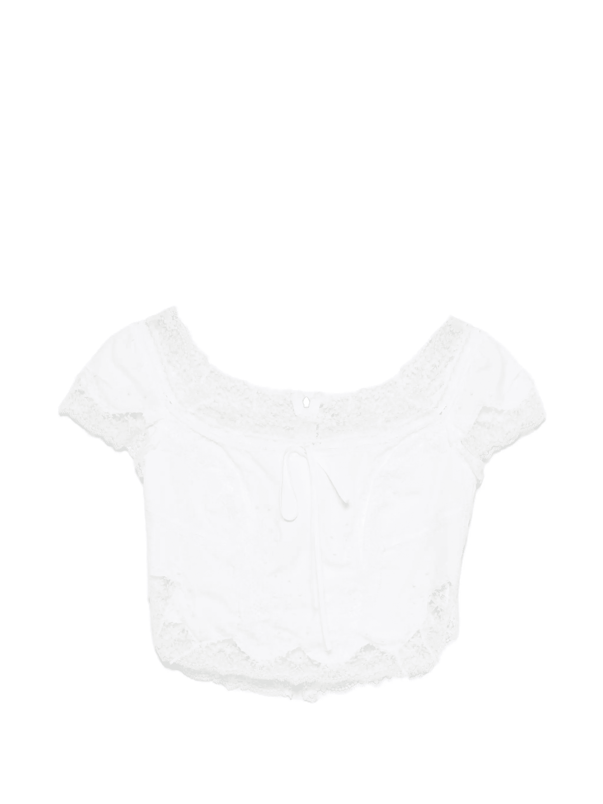 lace-trim top - Image 1