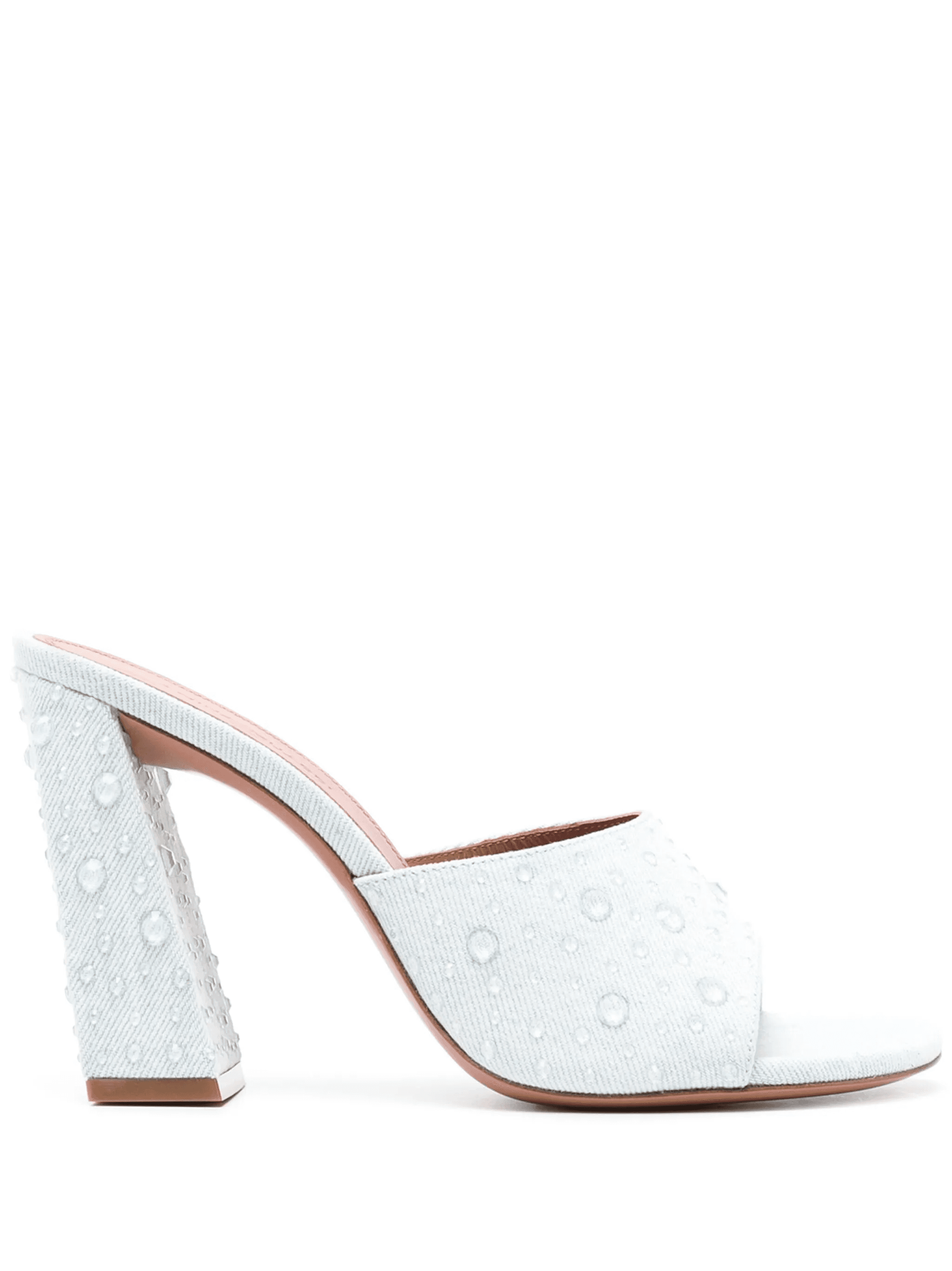 95mm Brigitte Clear Crystal sandals - Image 1