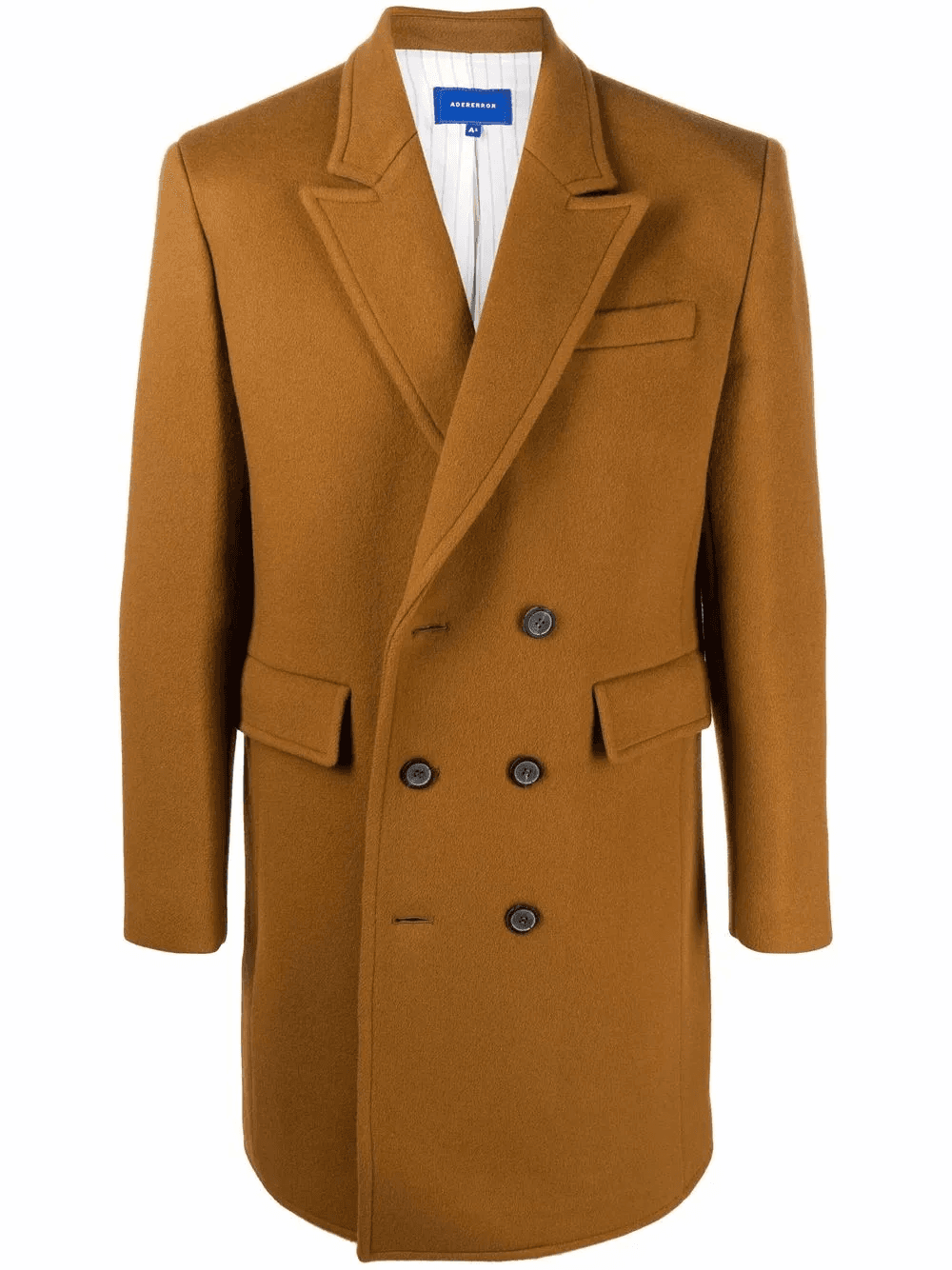 double-breasted tailored coat - Image 1
