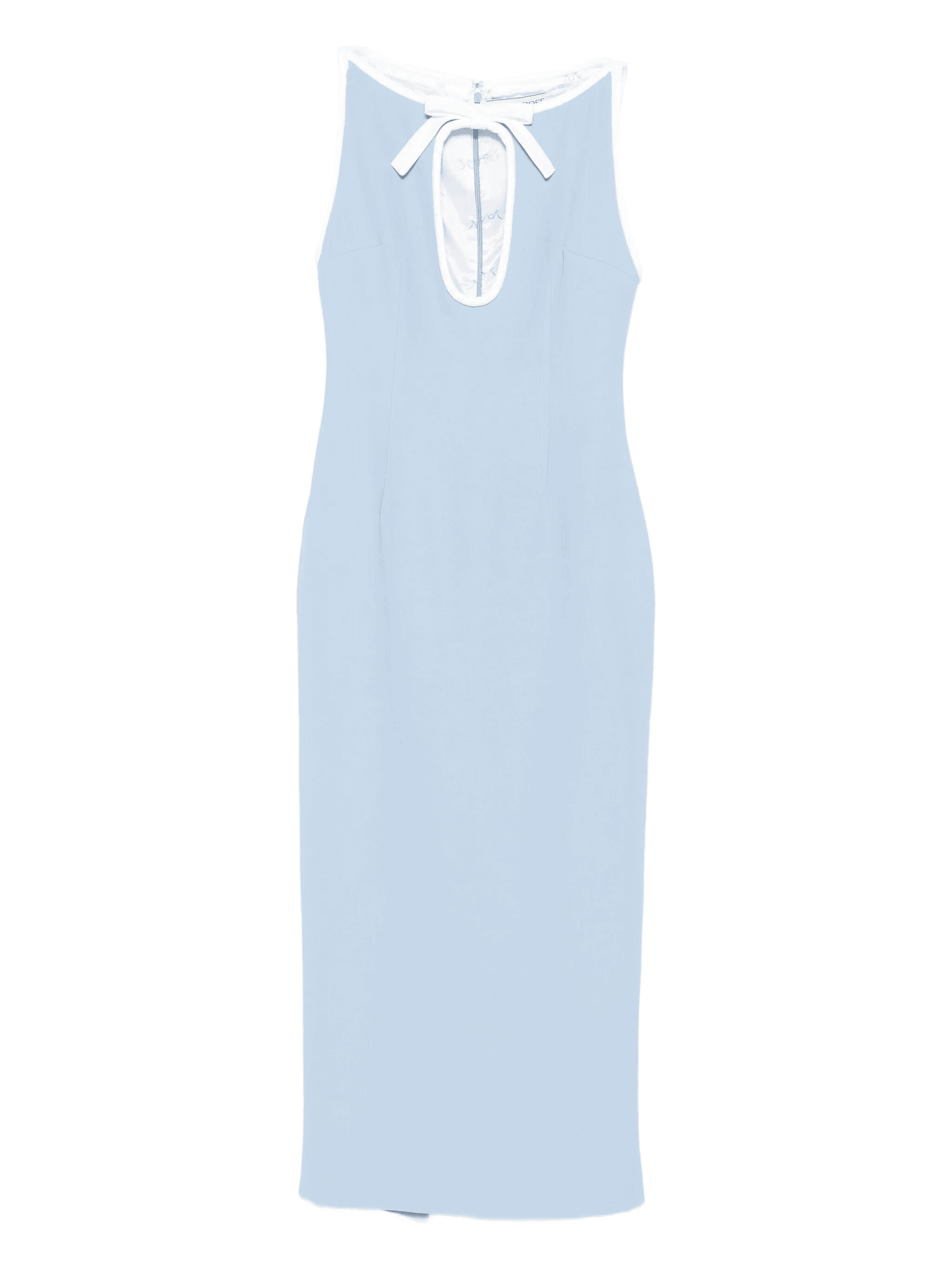 bow-detail keyhole dress - Image 1