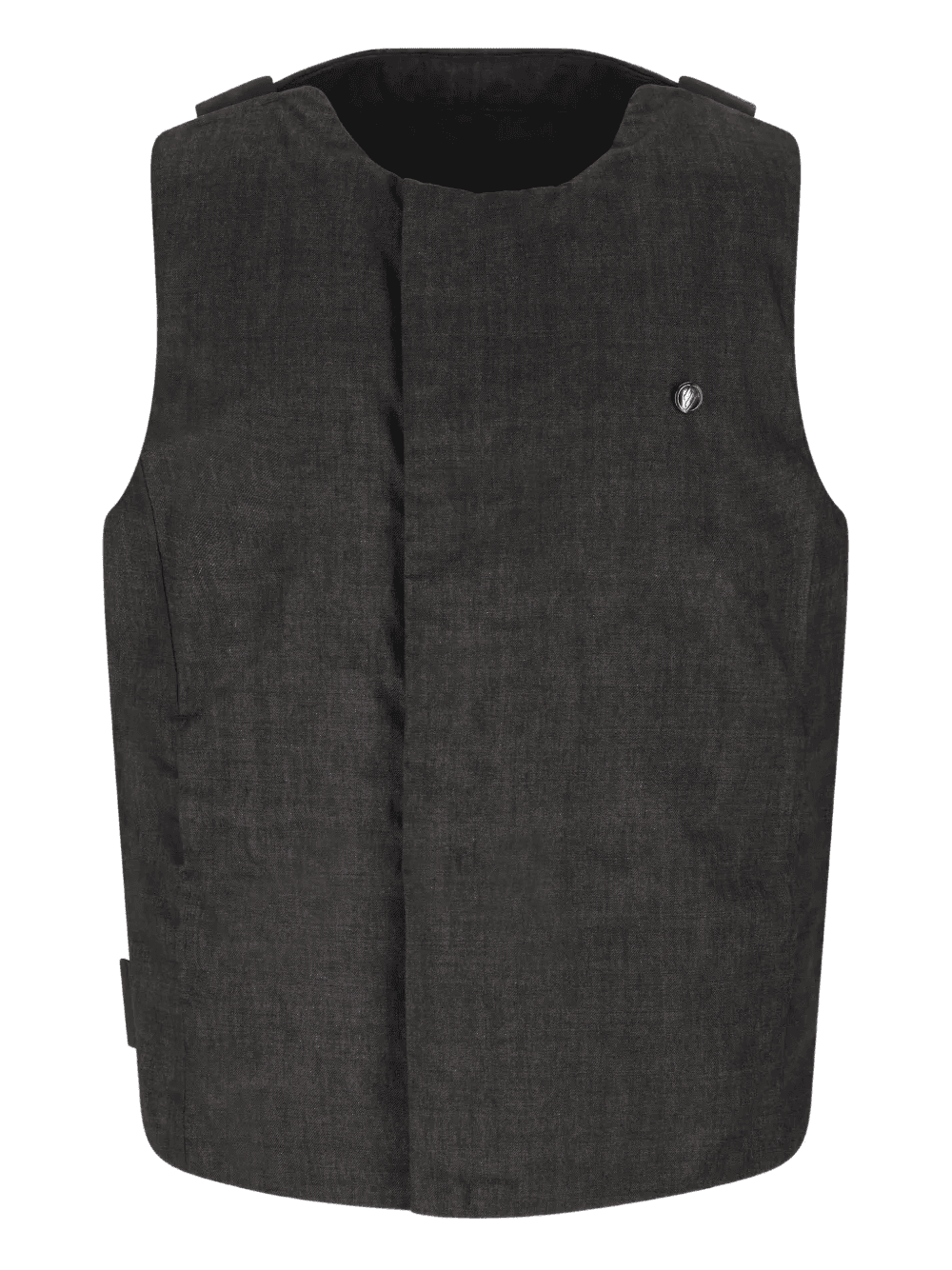 logo-plaque padded gilet - Image 1
