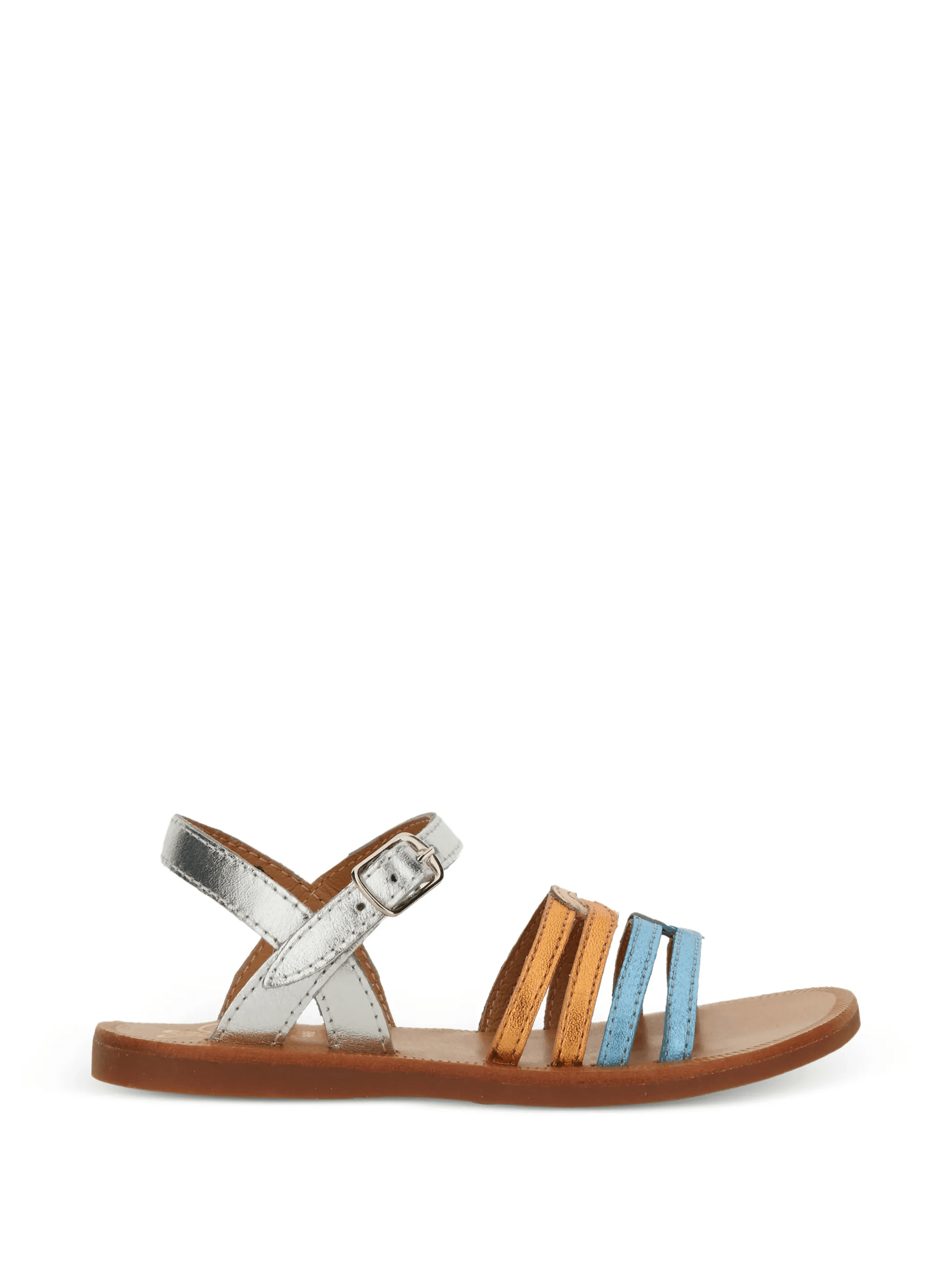 multi-straps leather sandals - Image 1