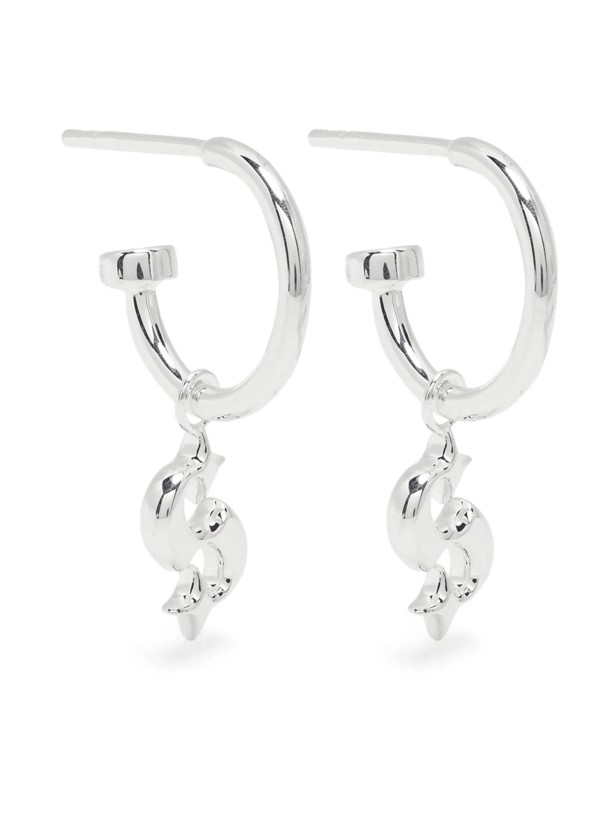 Hidden Heart anchor earrings - Image 1