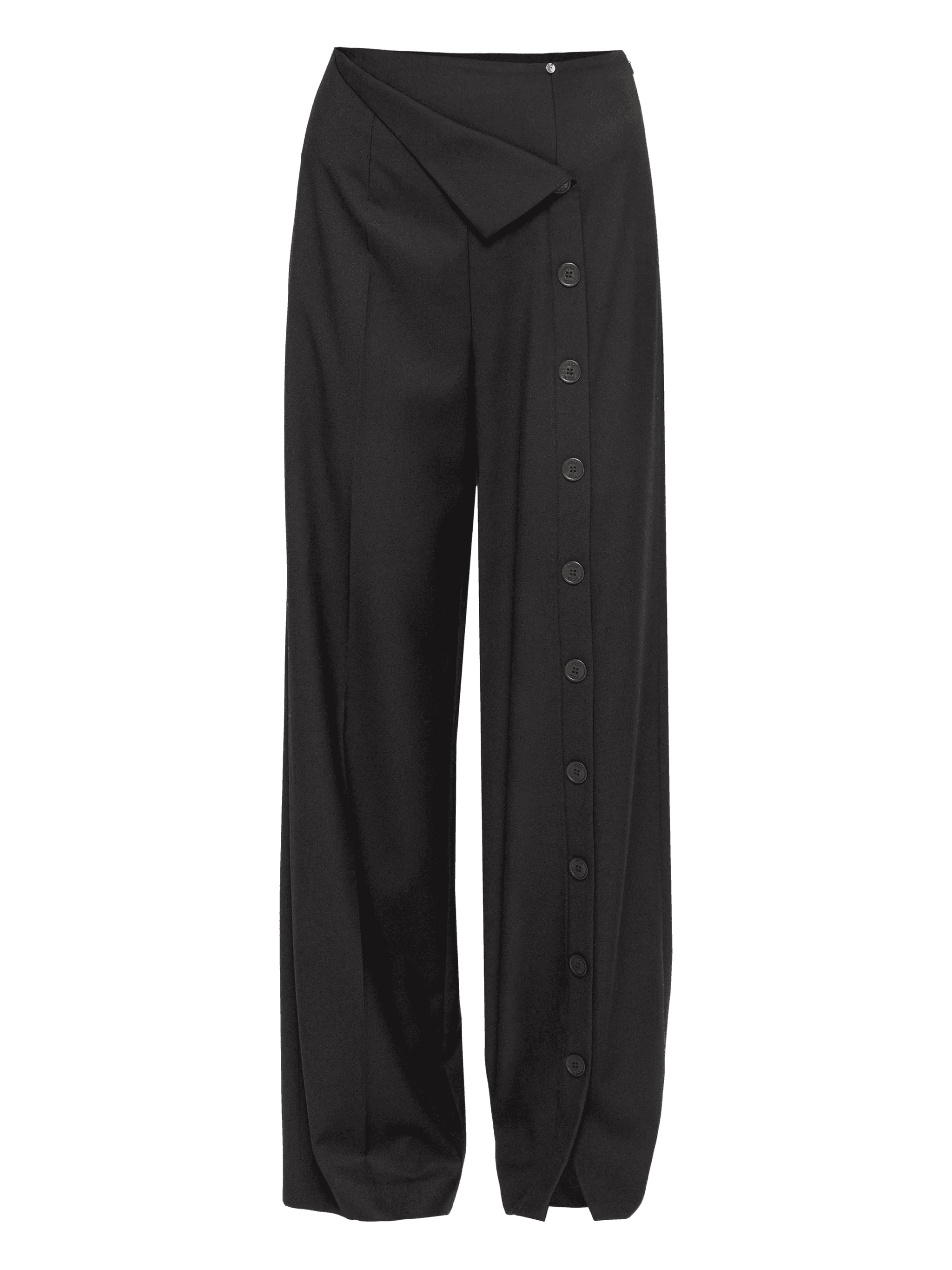button-detail trousers - Image 1