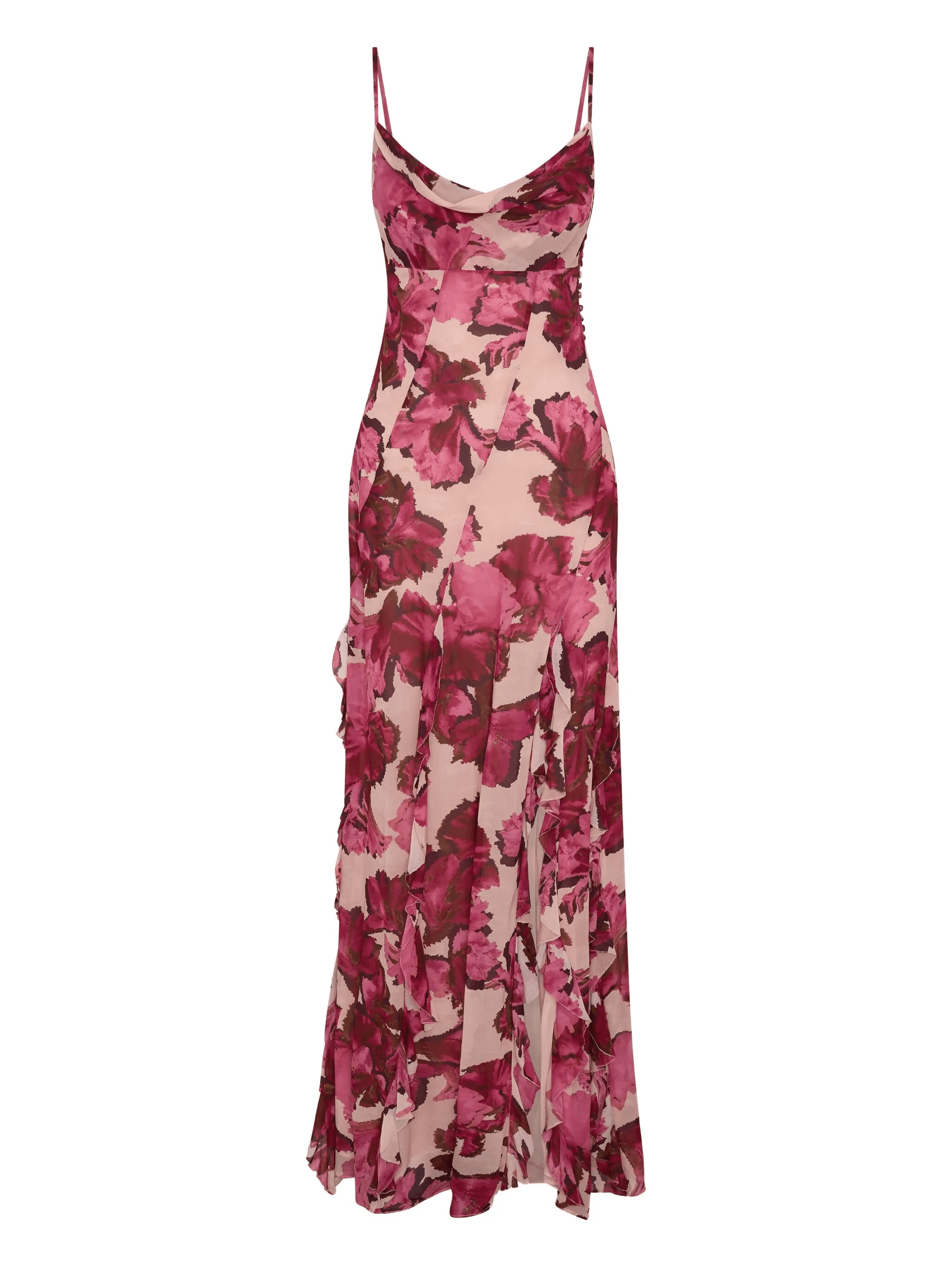 Kamila floral-print ruffled maxi dress - Image 1