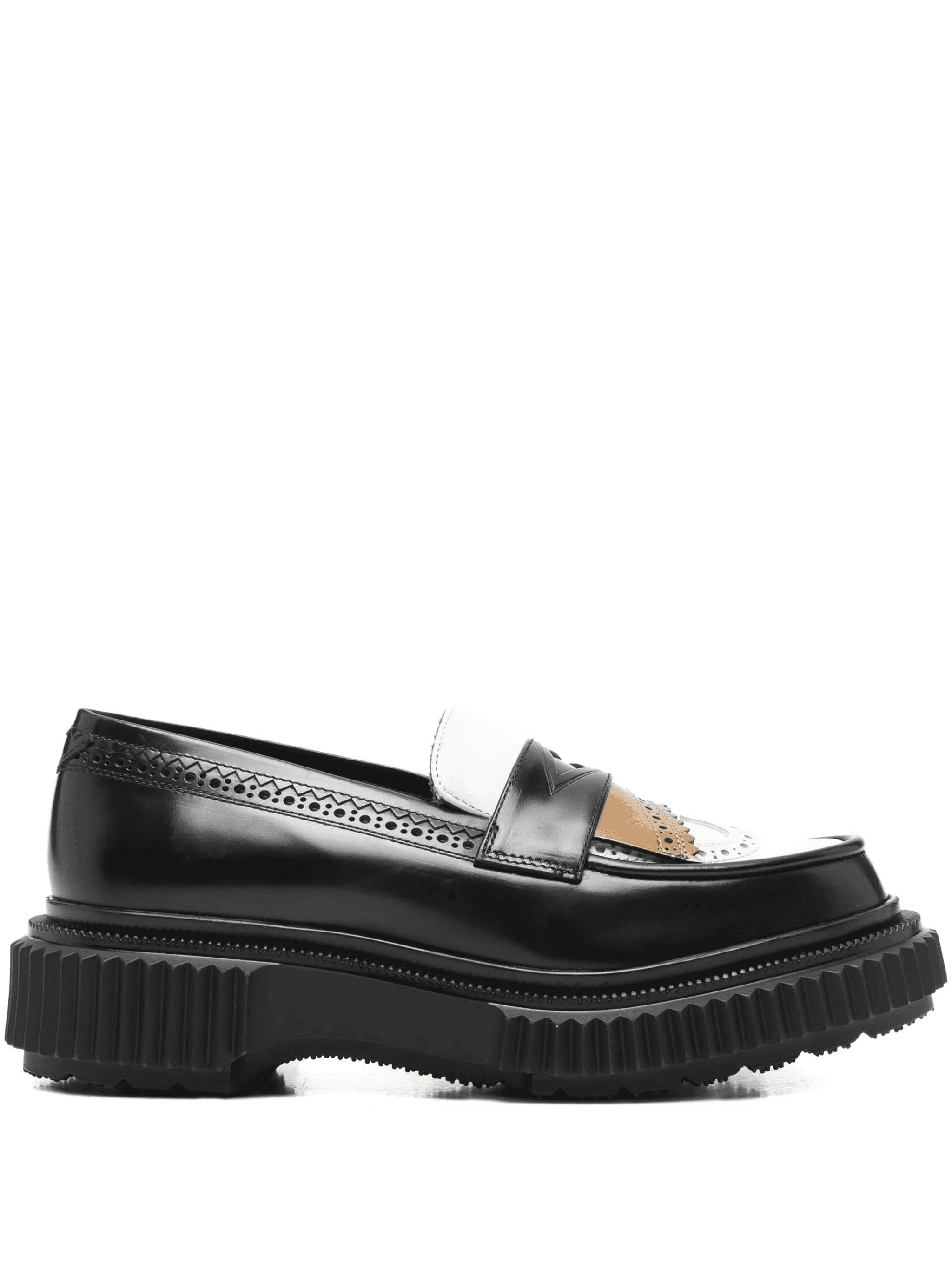 platform leather loafers - Image 1