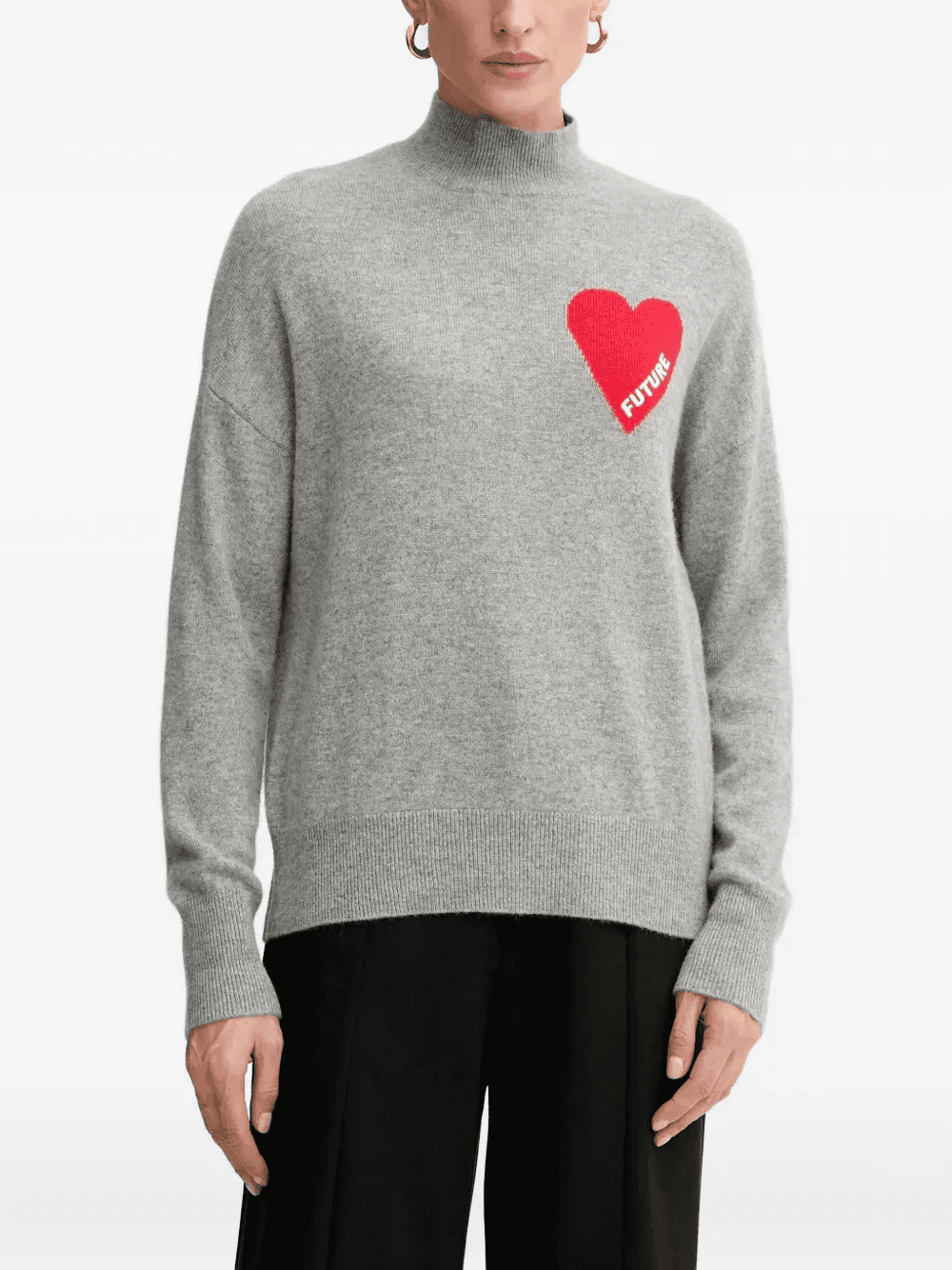 heart-motif sweater - Image 1