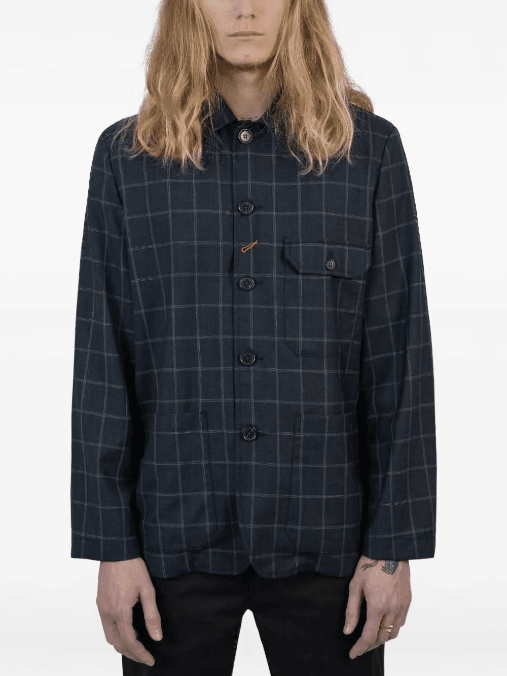 checked pocket jacket - Image 1