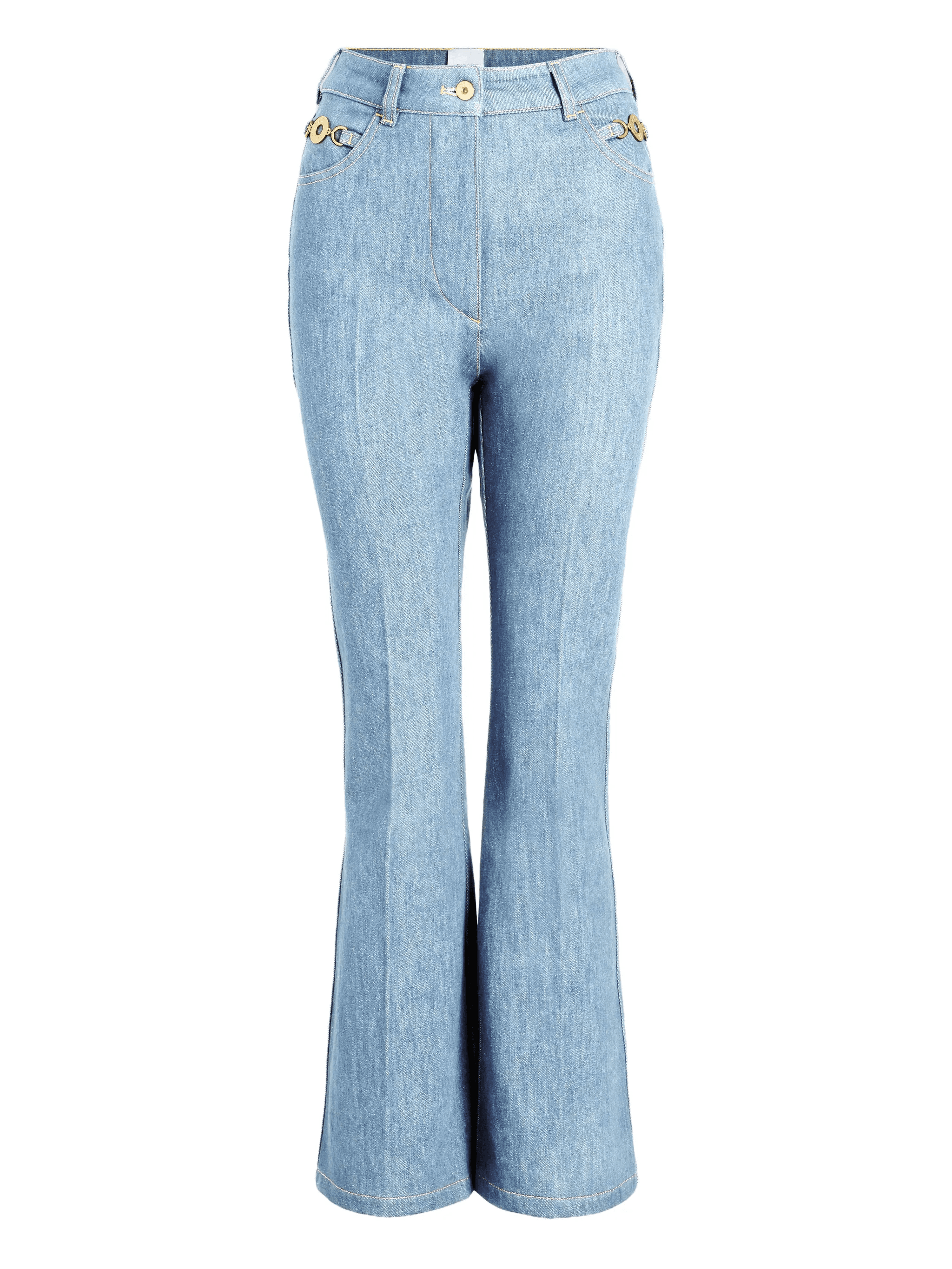 side-details flared jeans - Image 1