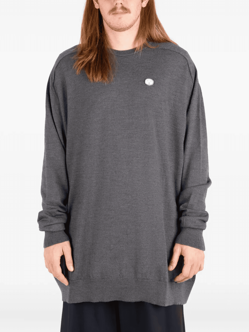 embroidered logo sweater - Image 1