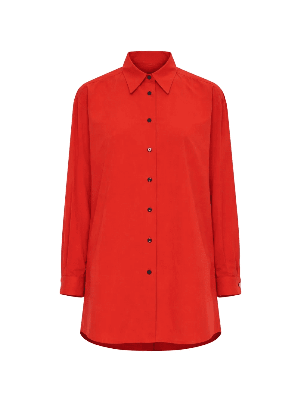 button-down pointed-collar cotton shirt - Image 1