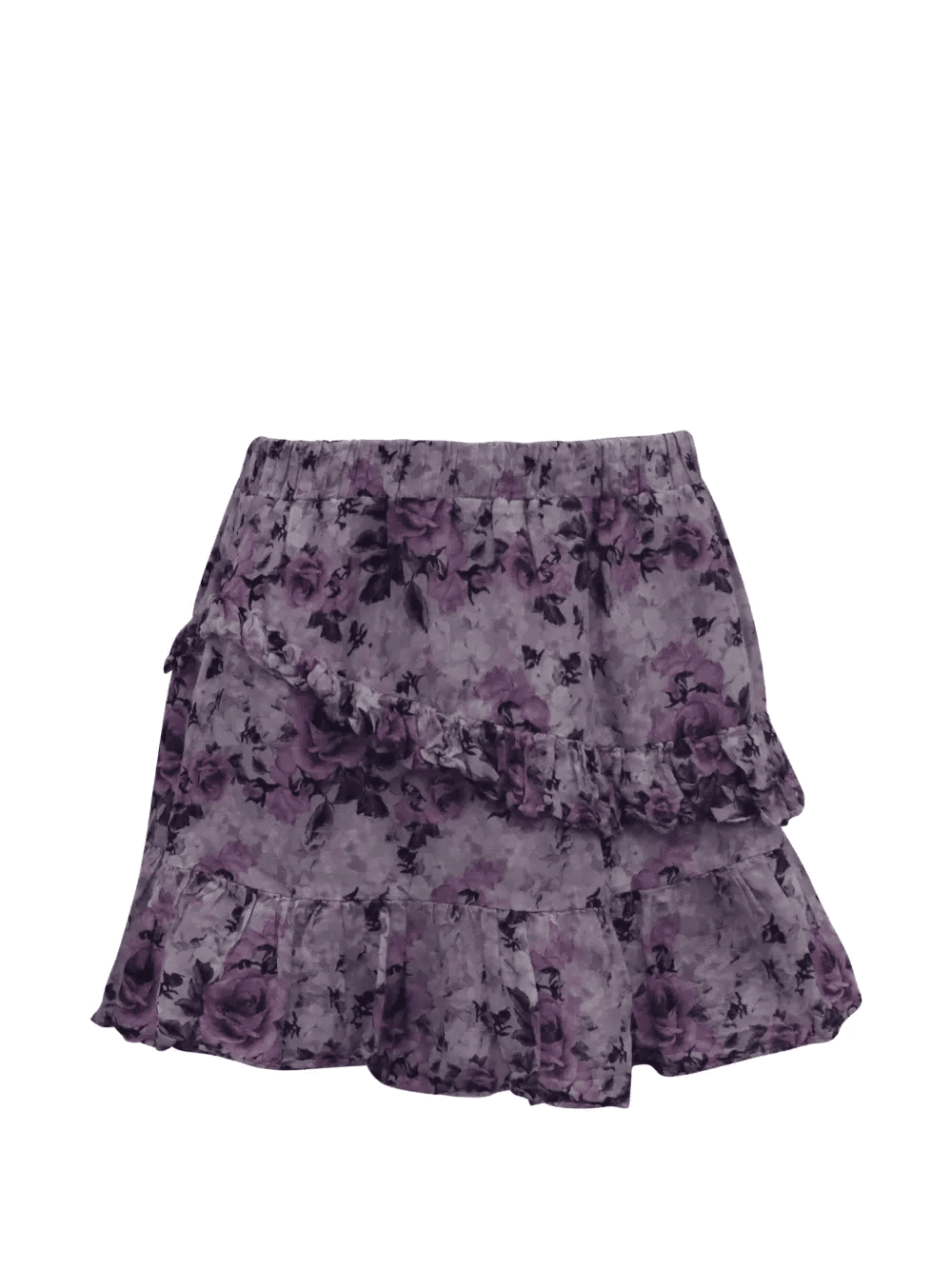 floral-print ruffle mini skirt - Image 1