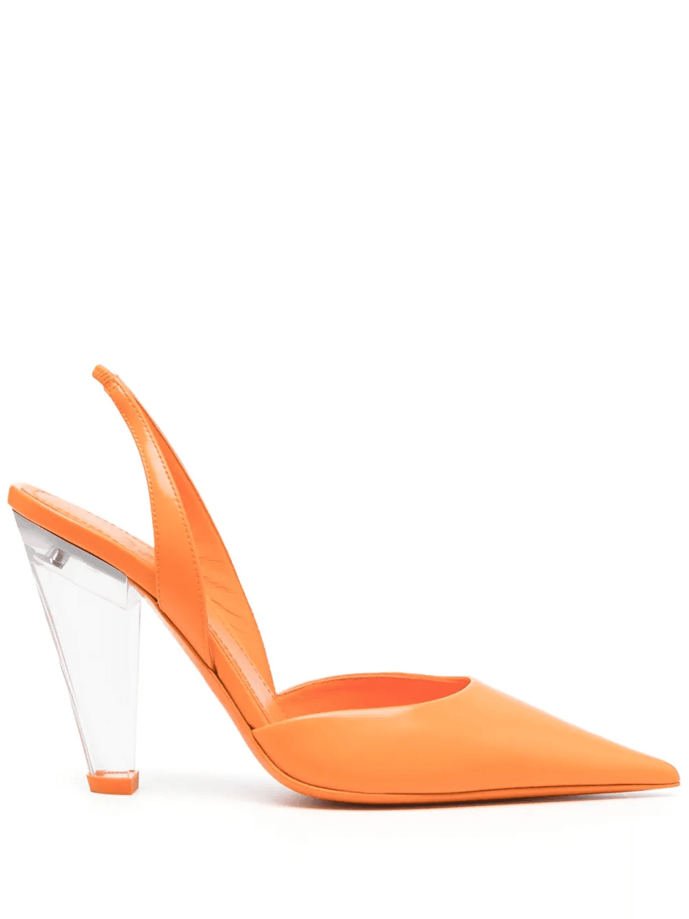 pointed-toe leather pumps - Image 1