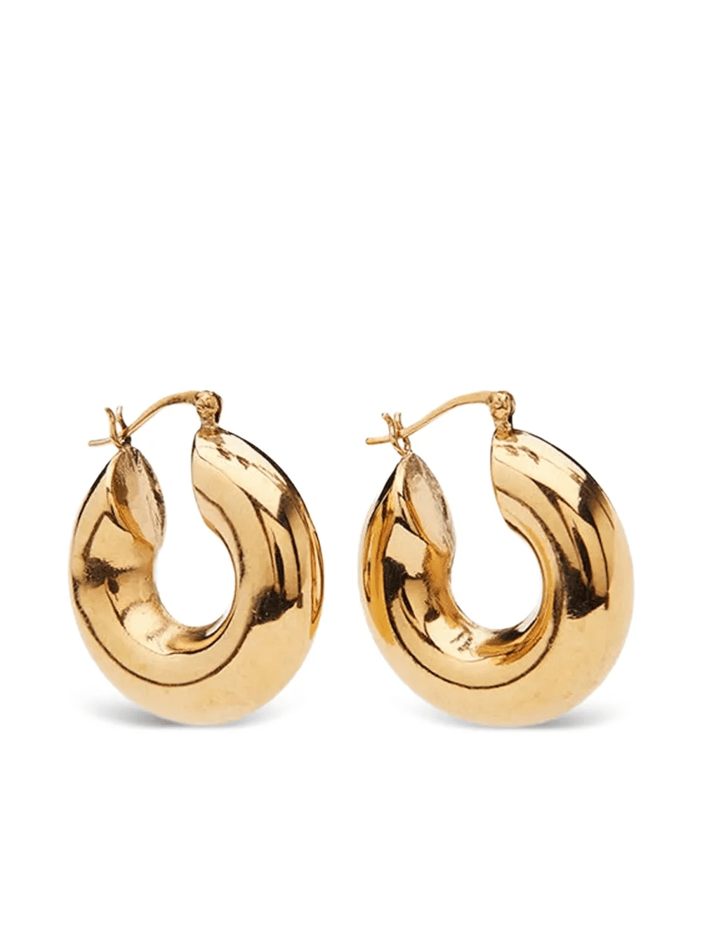 Mara chunky hoop earrings - Image 1