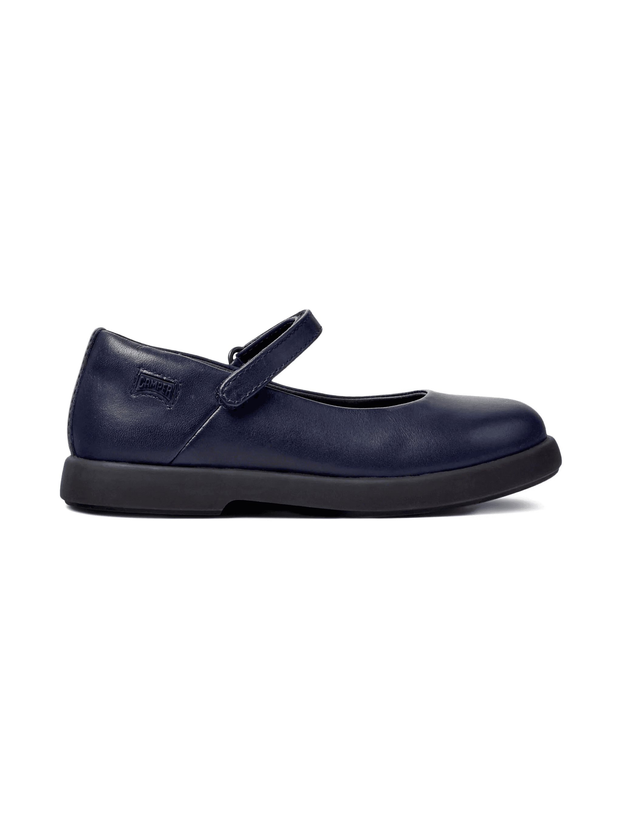 touch-strap leather ballerinas - Image 1