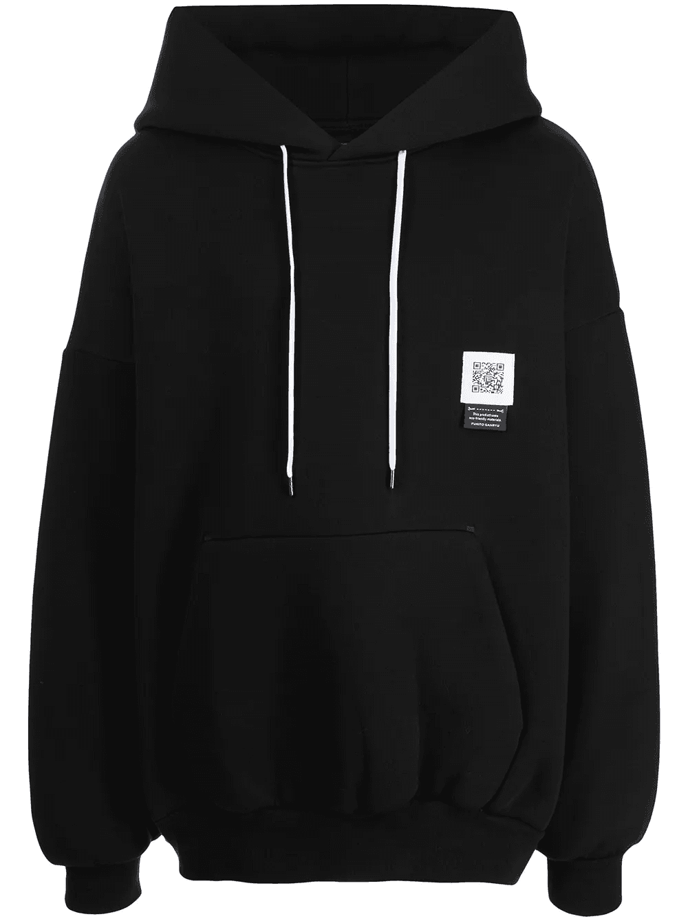 cape-sleeve drawstring hoodie - Image 1