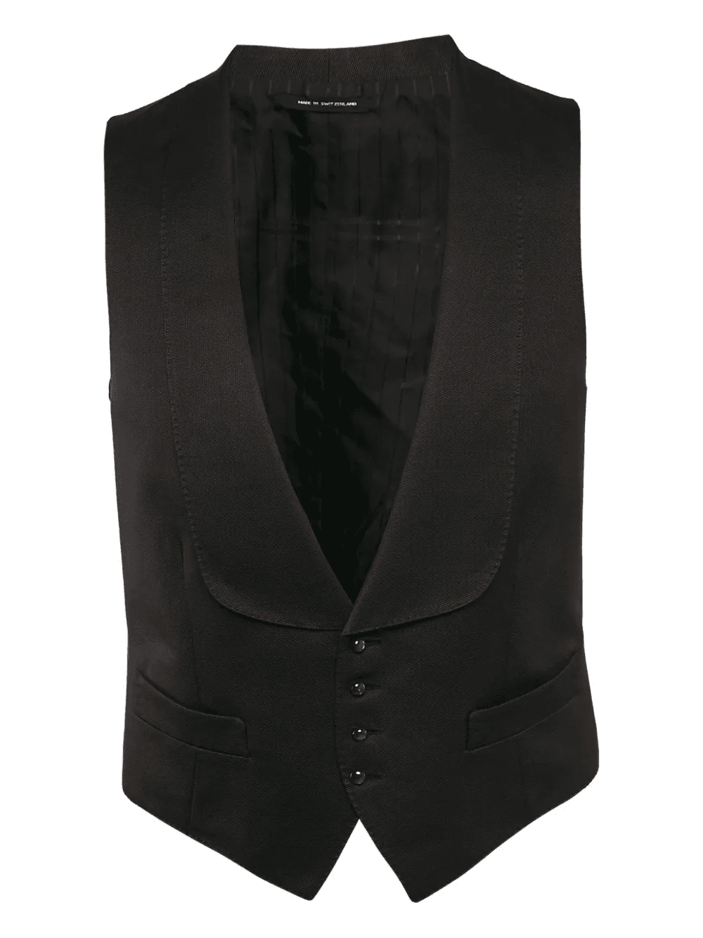 pre-owned cotton silk vest - Image 1