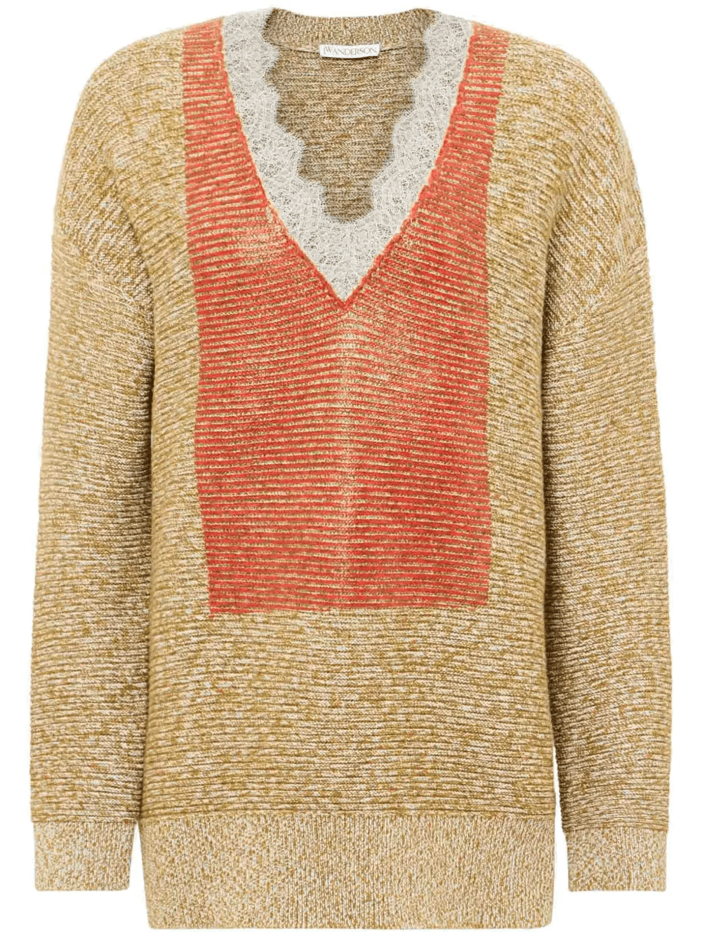 lace-trim jumper - Image 1