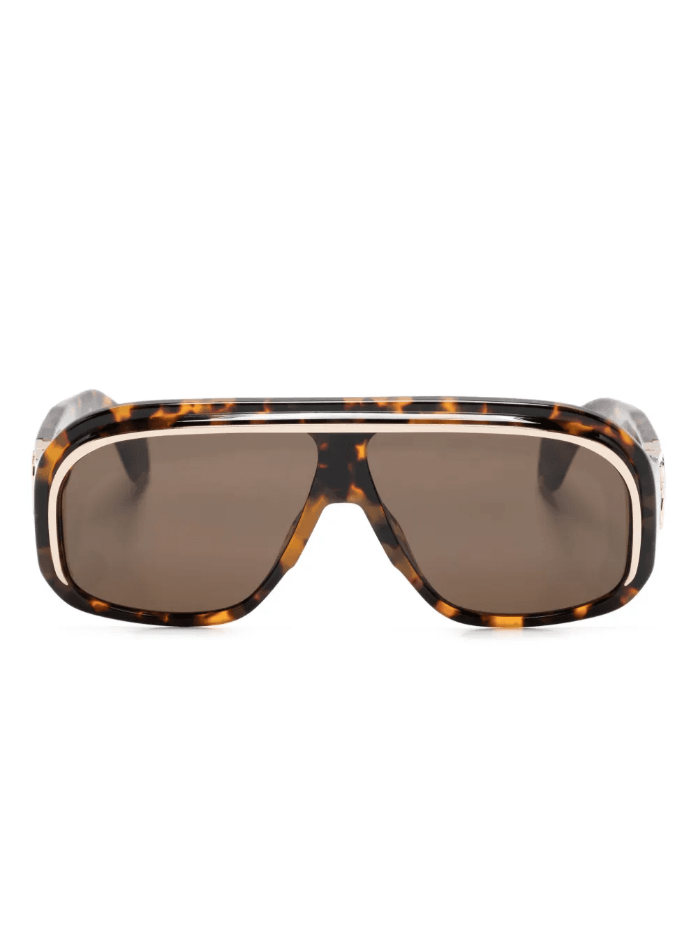 tortoiseshell pilot-frame sunglasses - Image 1