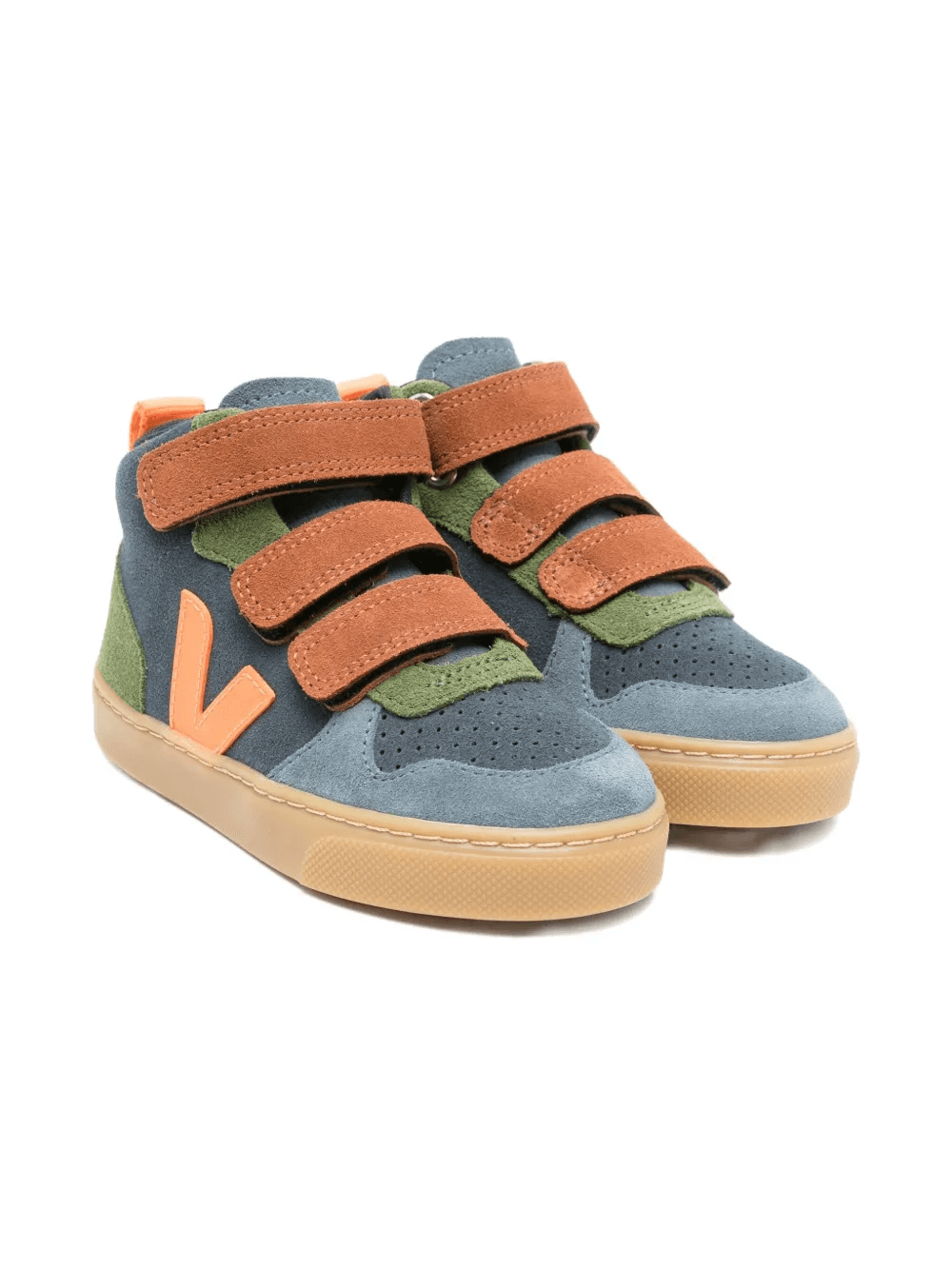 touch-strap suede trainers - Image 1